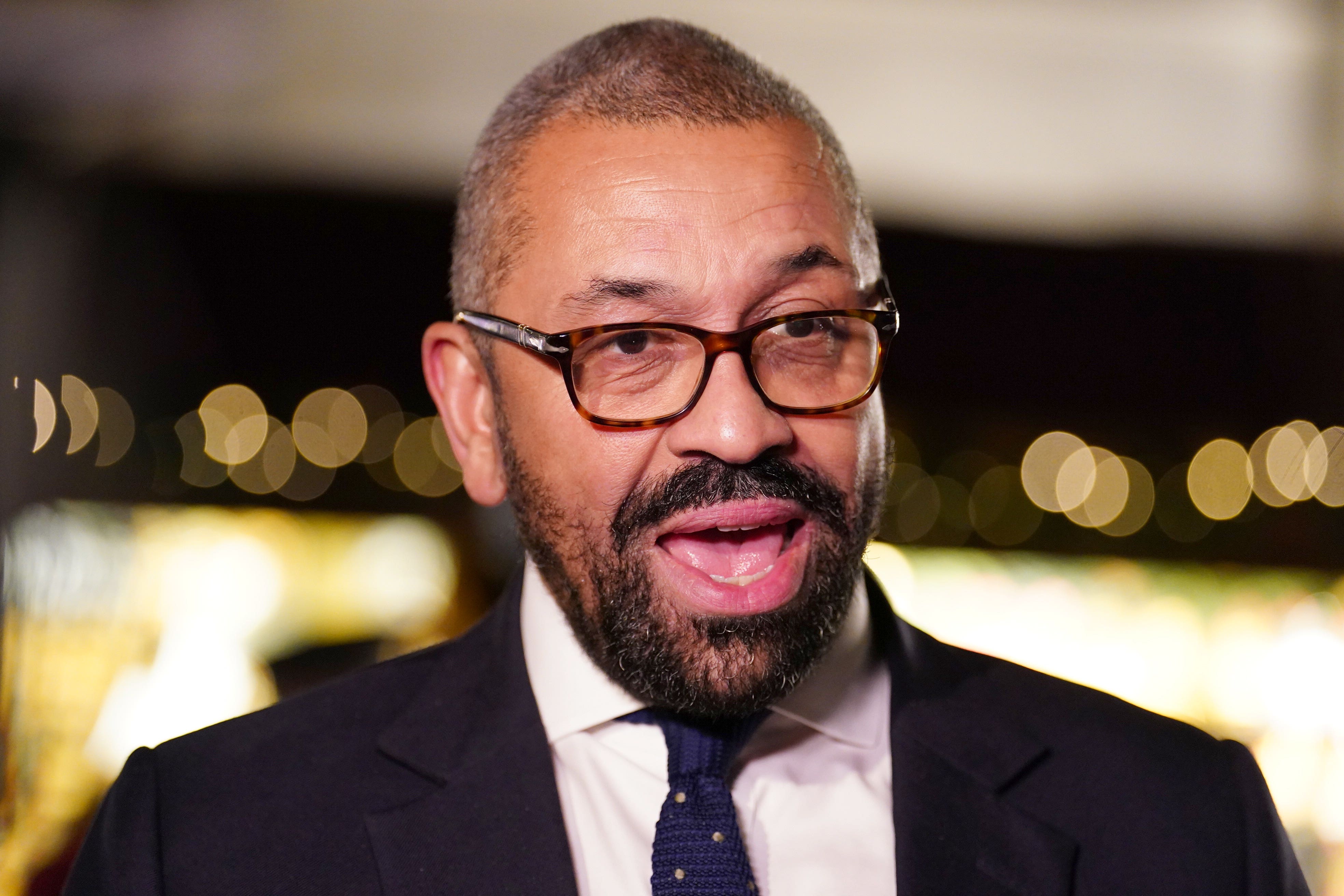 James Cleverly in December 2023.