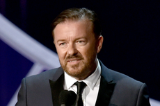 Ricky Gervais material shown in hearing for men accused of Nazi salute