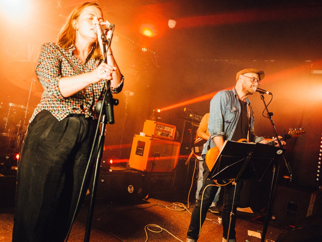 A band performs at Voodoo, Belfast