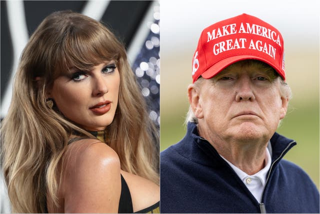 <p>‘I was there along with Taylor Swift — how did that work out?’ Trump said</p>