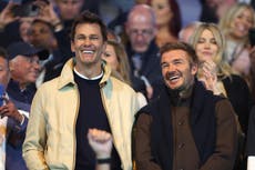 Tom Brady thanks David Beckham for ‘teaching me to sing’ at Hollywood derby as Birmingham beat Wrexham