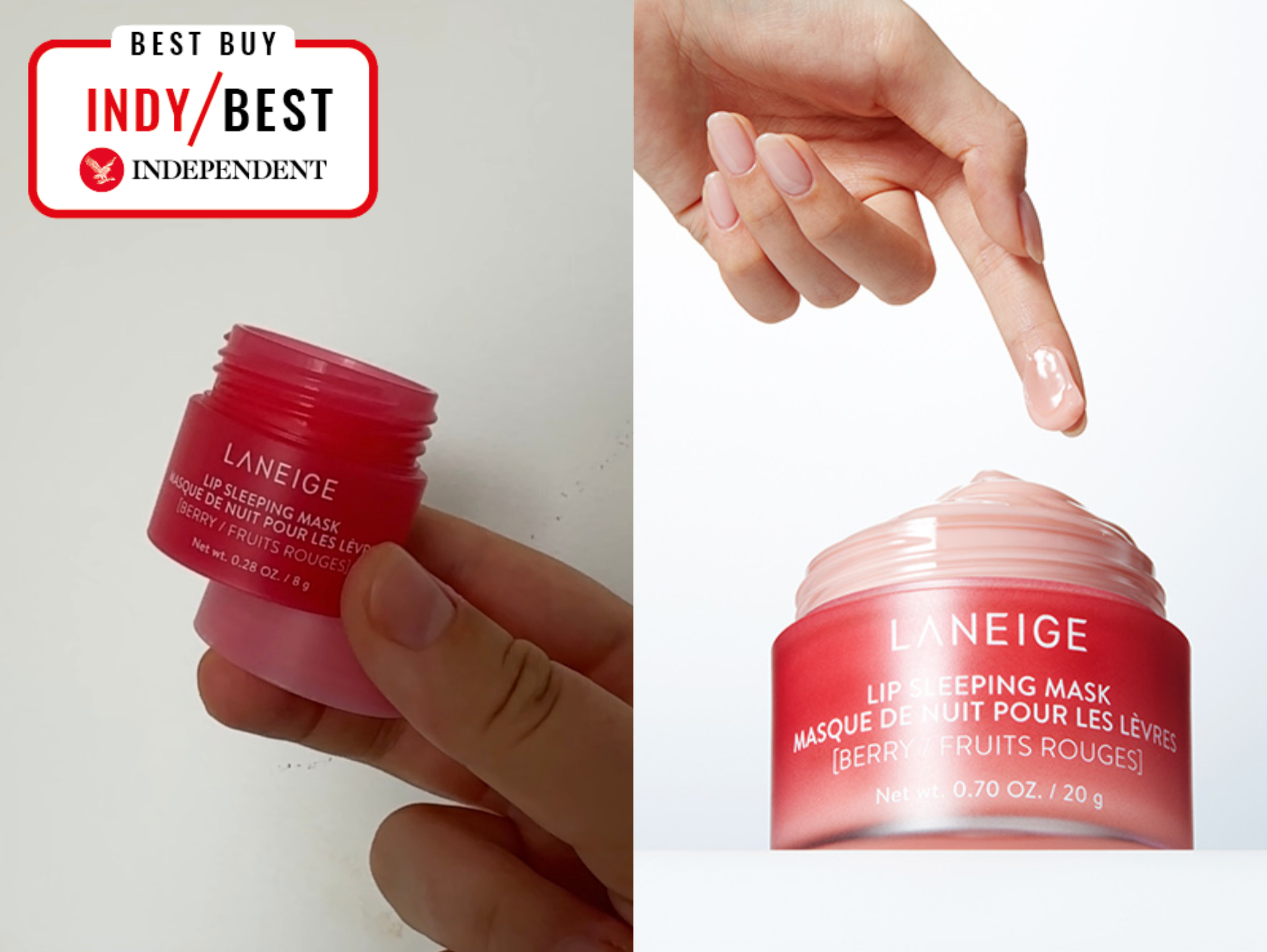 best korean skincare products laneige lip sleeping mask berry indybest