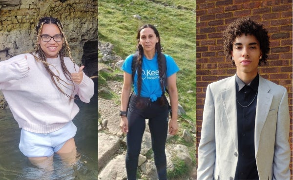 From left: Giselle, Juliana and Kyle Prosper were found dead at their Luton flat