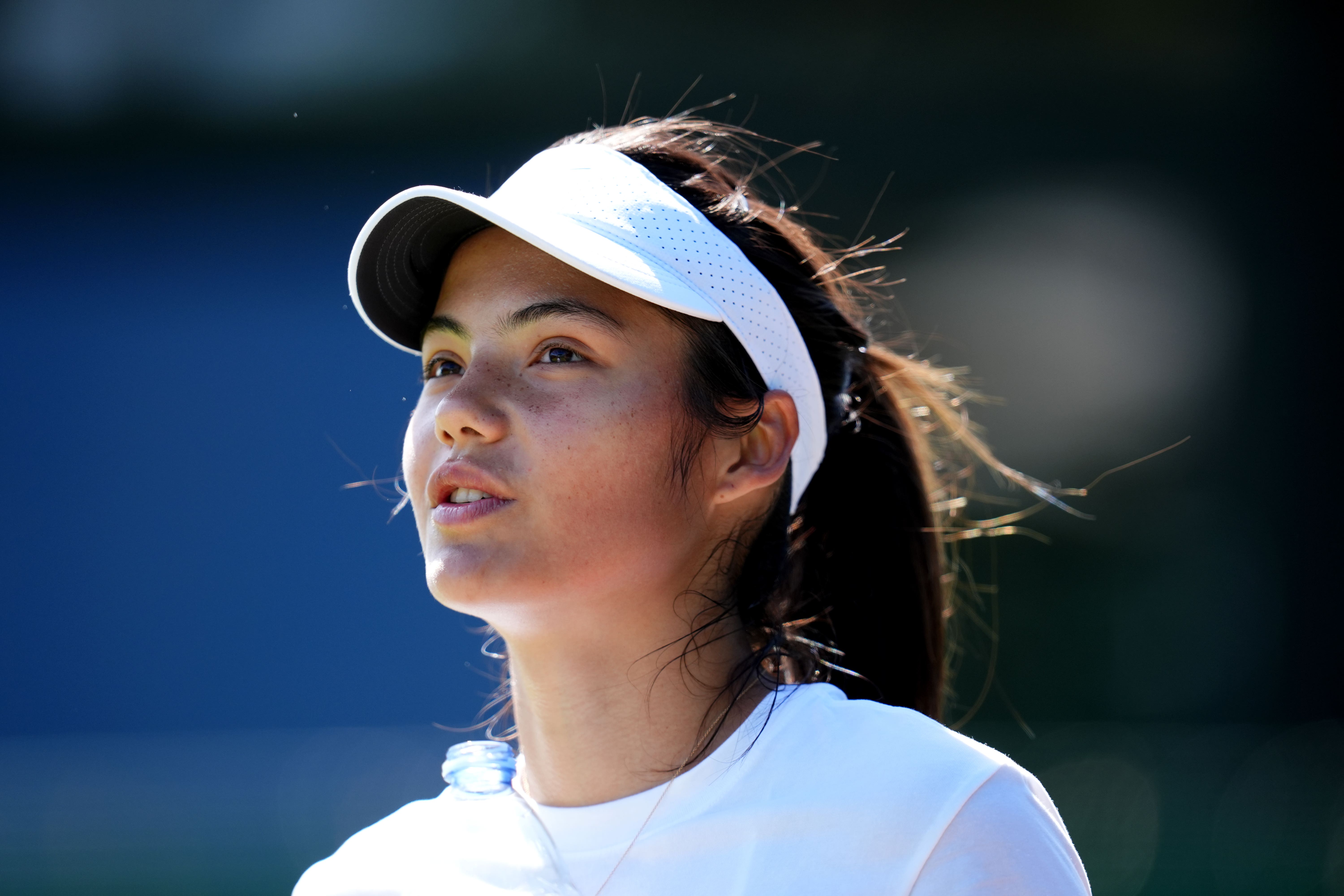 Emma Raducanu survived a gruelling match with Peyton Stearns (John Walton/PA)