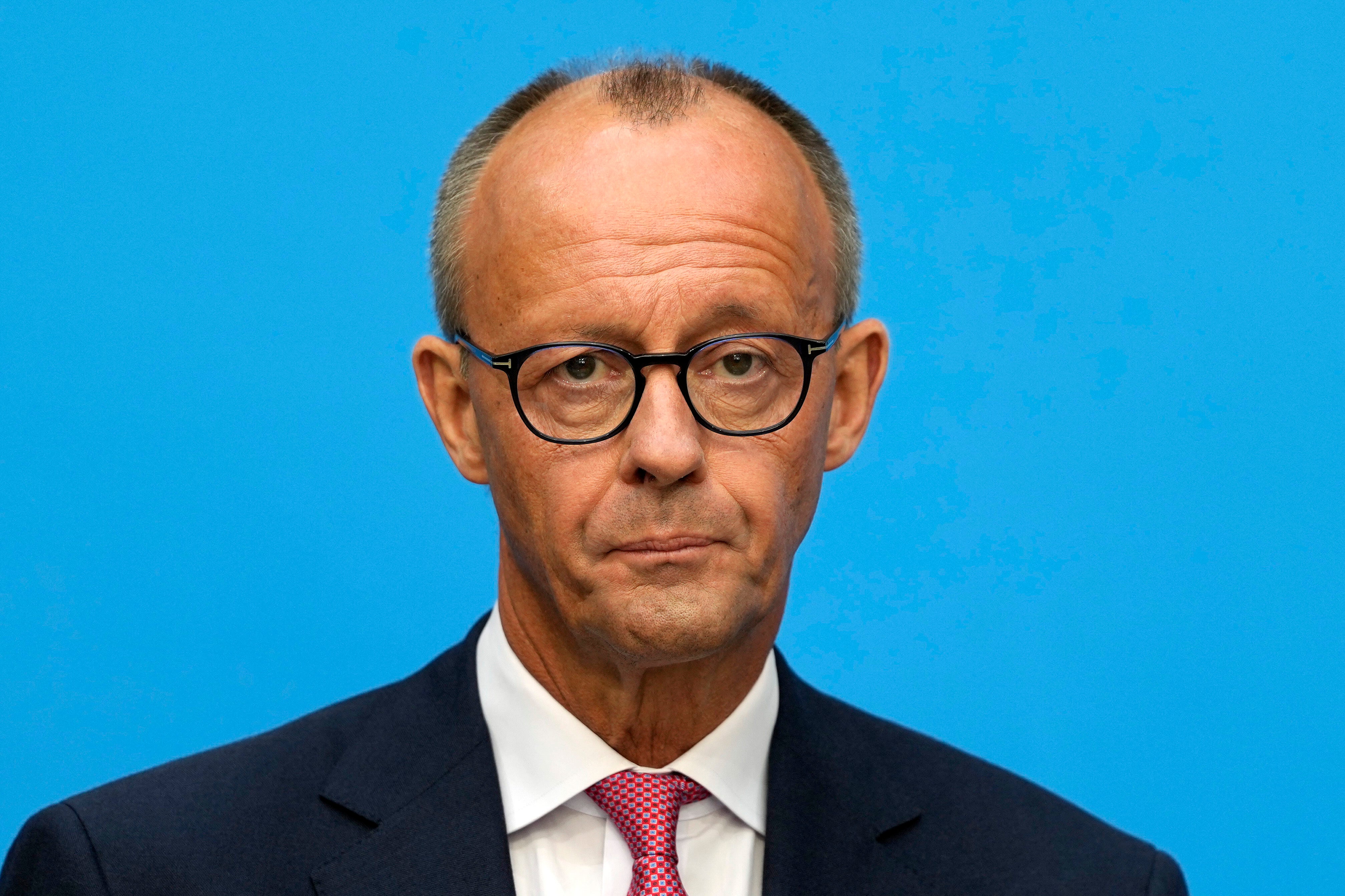 German opposition leader and Christian Democratic Union party chair Friedrich Merz