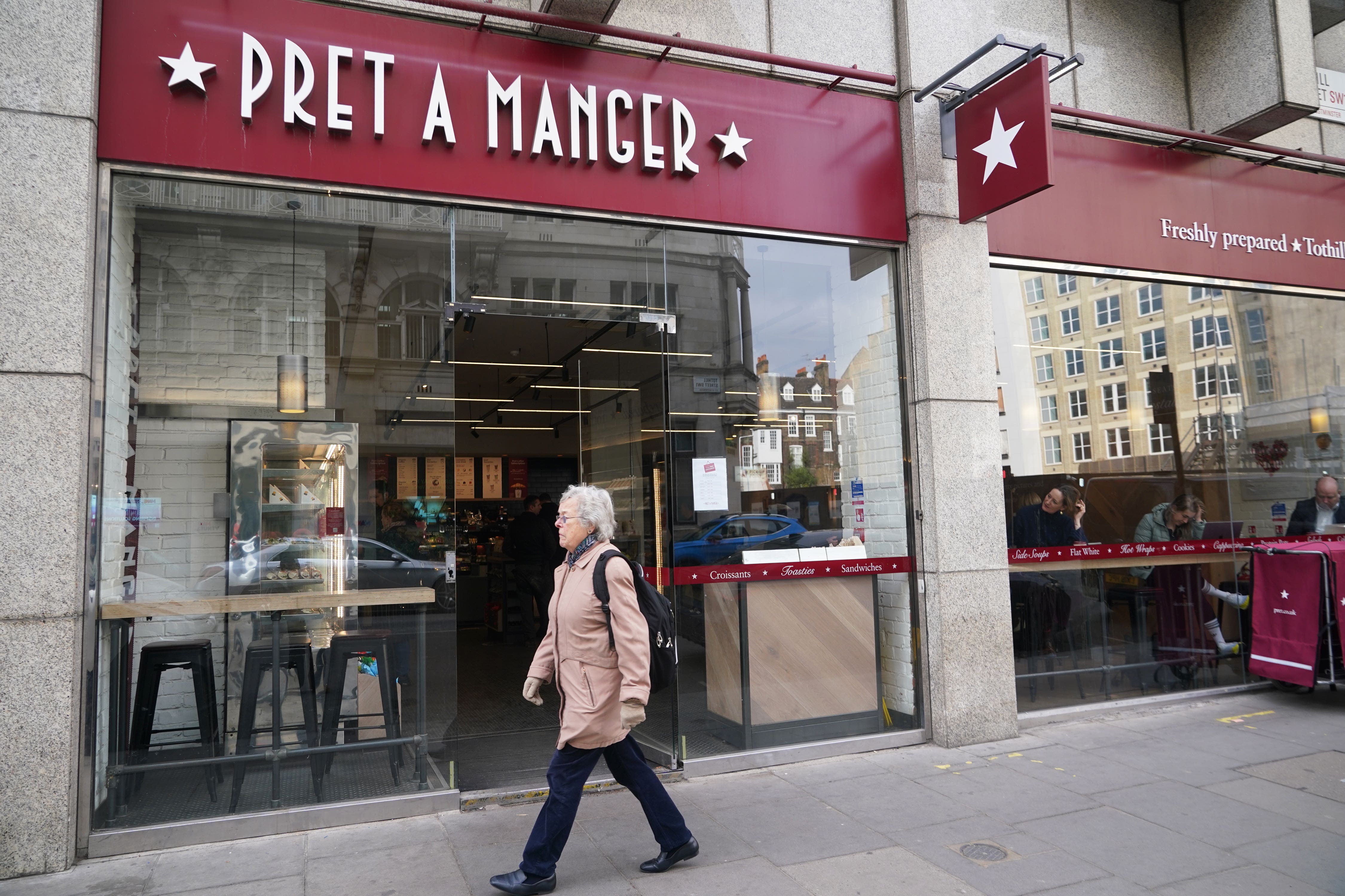 Pret A Manger notched up more than £1 billion in global sales for the first time last year (PA)