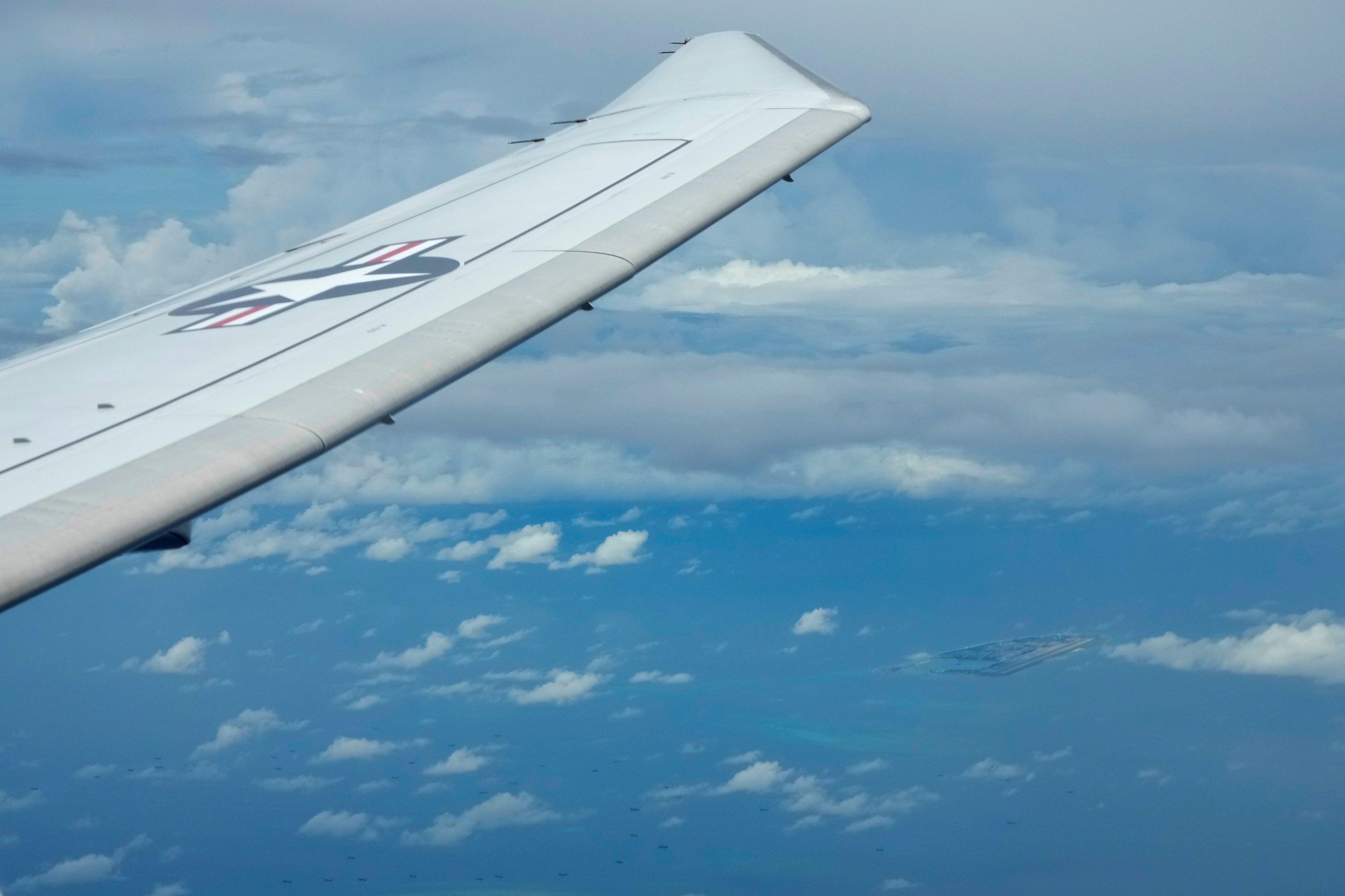 The US aircraft was a P-8A Poseidon patrol and reconnaissance plane