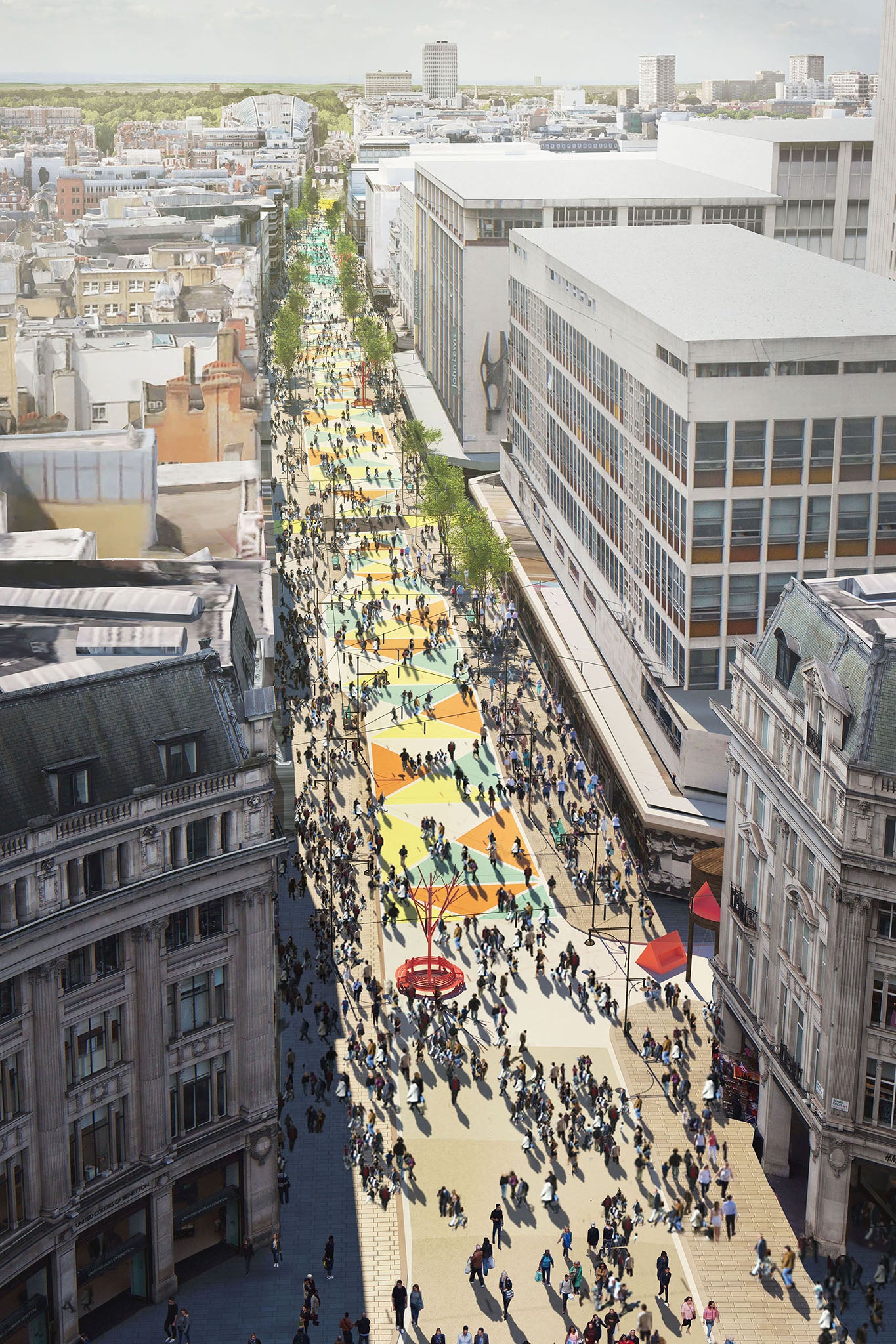 Under Sadiq Khan’s traffic-free masterplan for Oxford Street, shoppers will no longer be able to hop on a double-decker bus outside John Lewis or hail a cab outside Selfridges