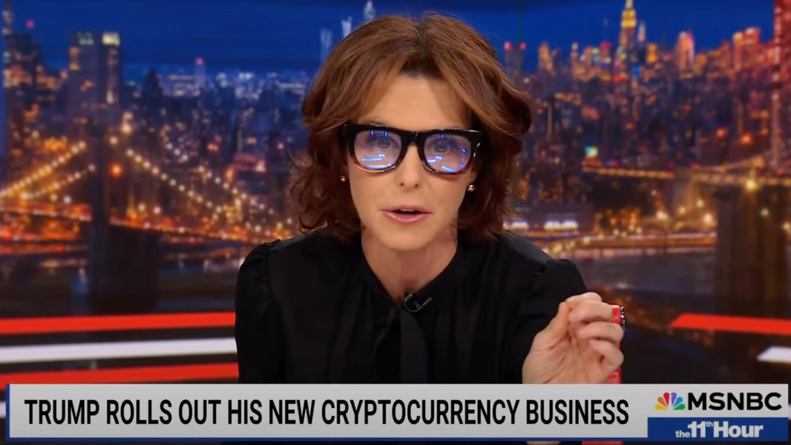 Stephanie Ruhle cursed live on air during Monday night’s episode of The 11th Hour