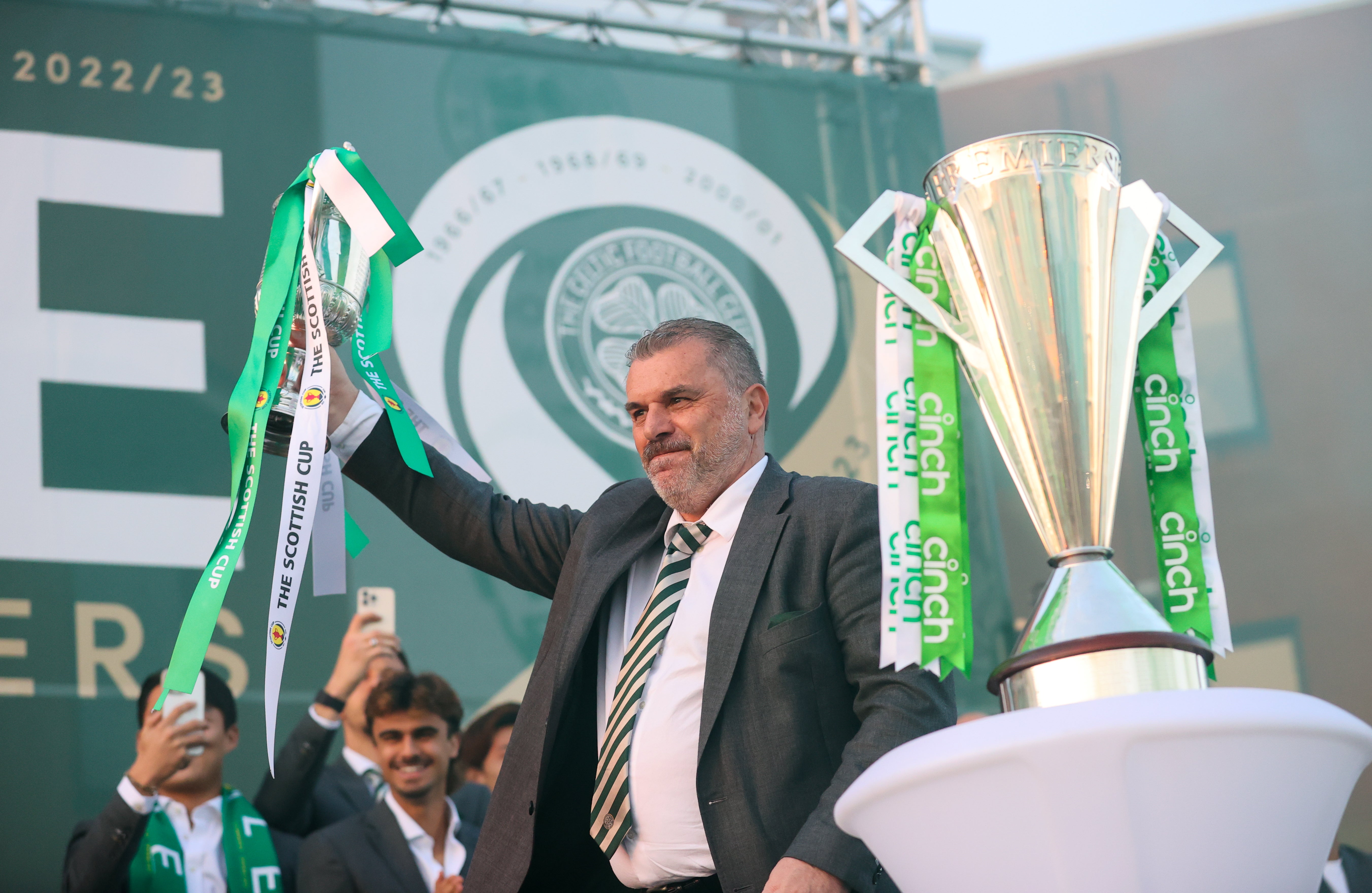 Ange Postecoglou enjoyed success during his time at Celtic (Steve Welsh/PA)