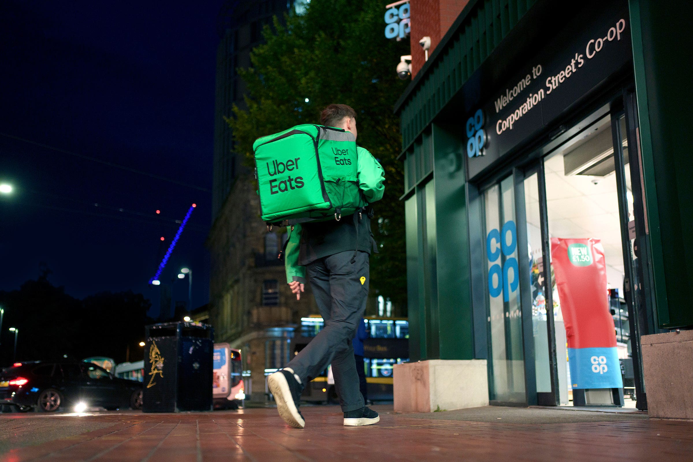 Co-op is launching a 24-hour delivery service in Manchester, London and Leeds (Co-op/Jon Super/PA)