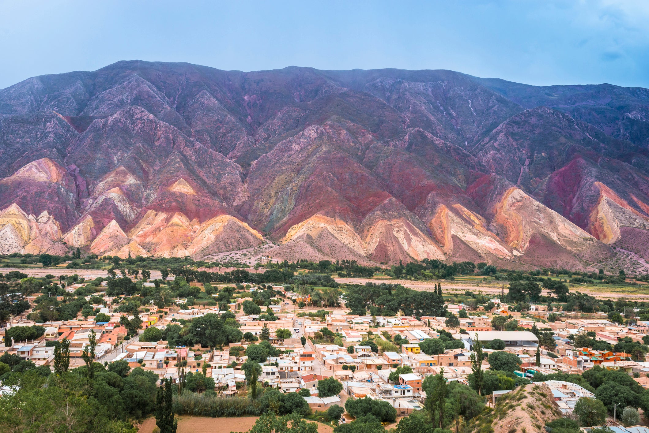 Tilcara sits under the Quebrada de Humahuaca valley