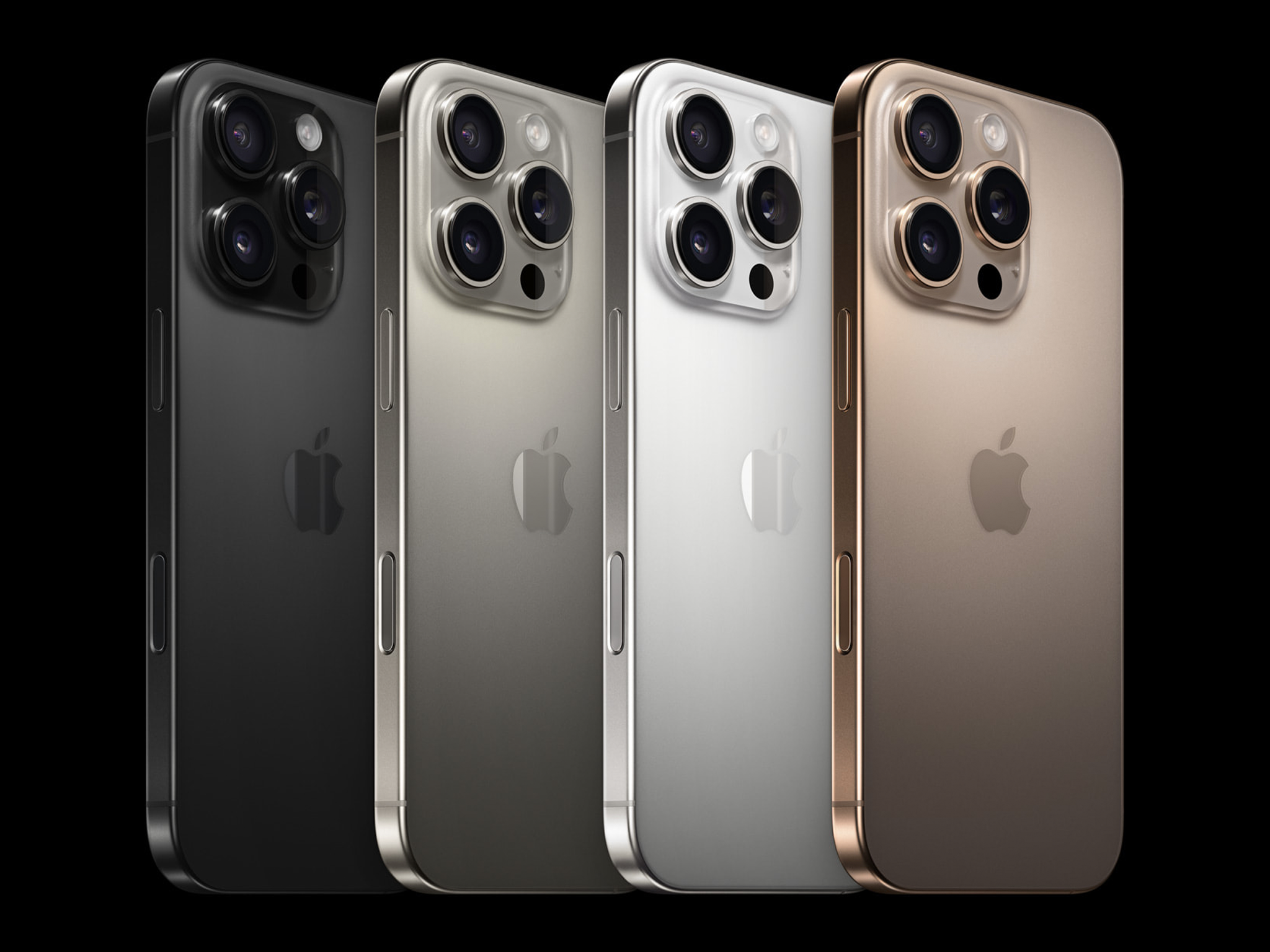 The iPhone 16 Pro and 16 Pro Max will be available in four futuristic colourways