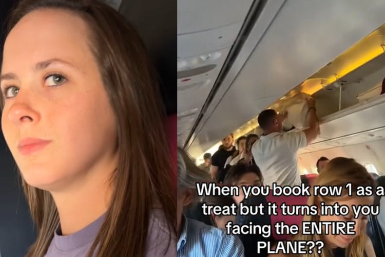 Jess Smith’s viral video sparked a frenzy among commenters saying that they could not endure an entire flight facing all other plane passengers