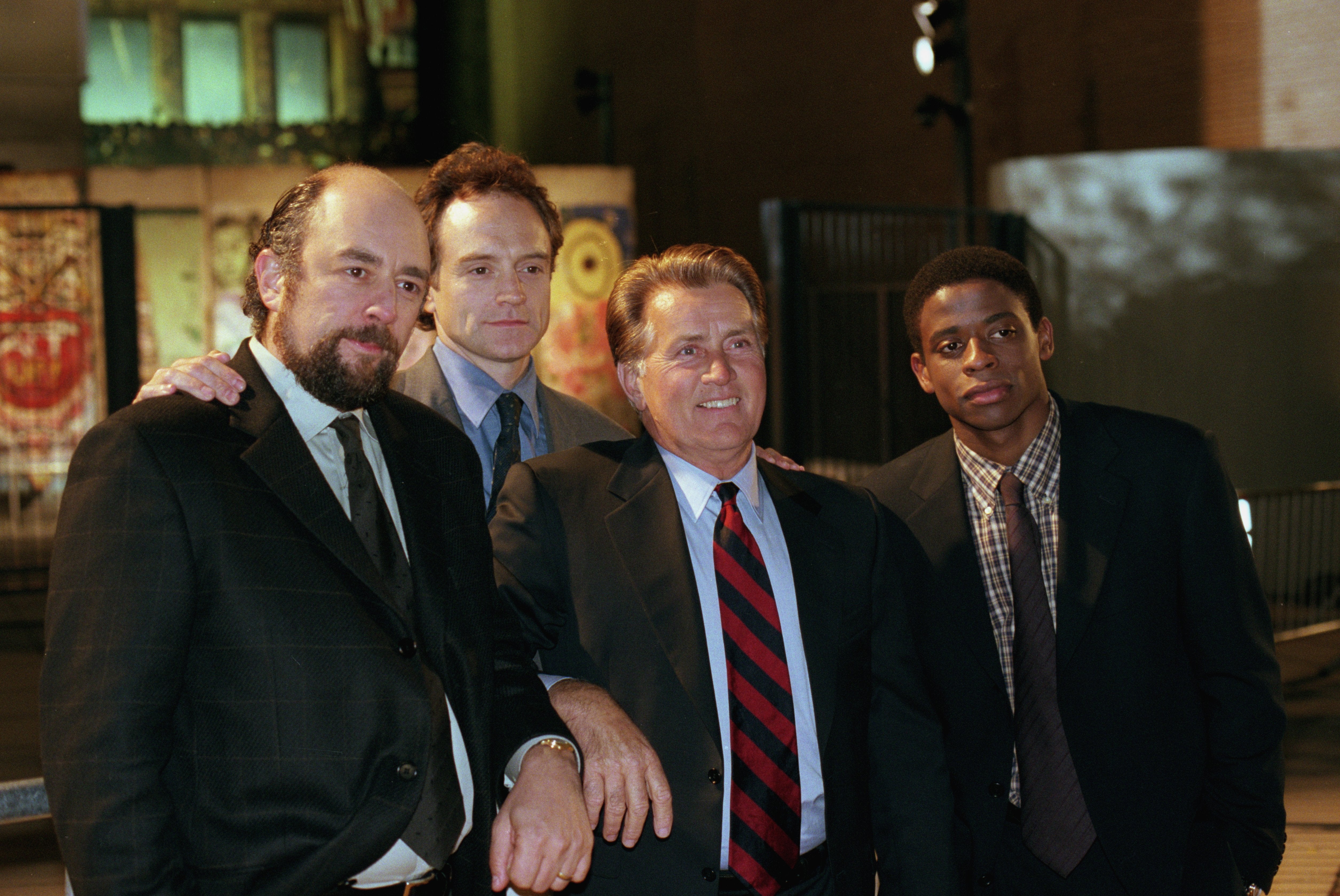 Toby, Josh, Bartlet and Charlie in ‘The West Wing'