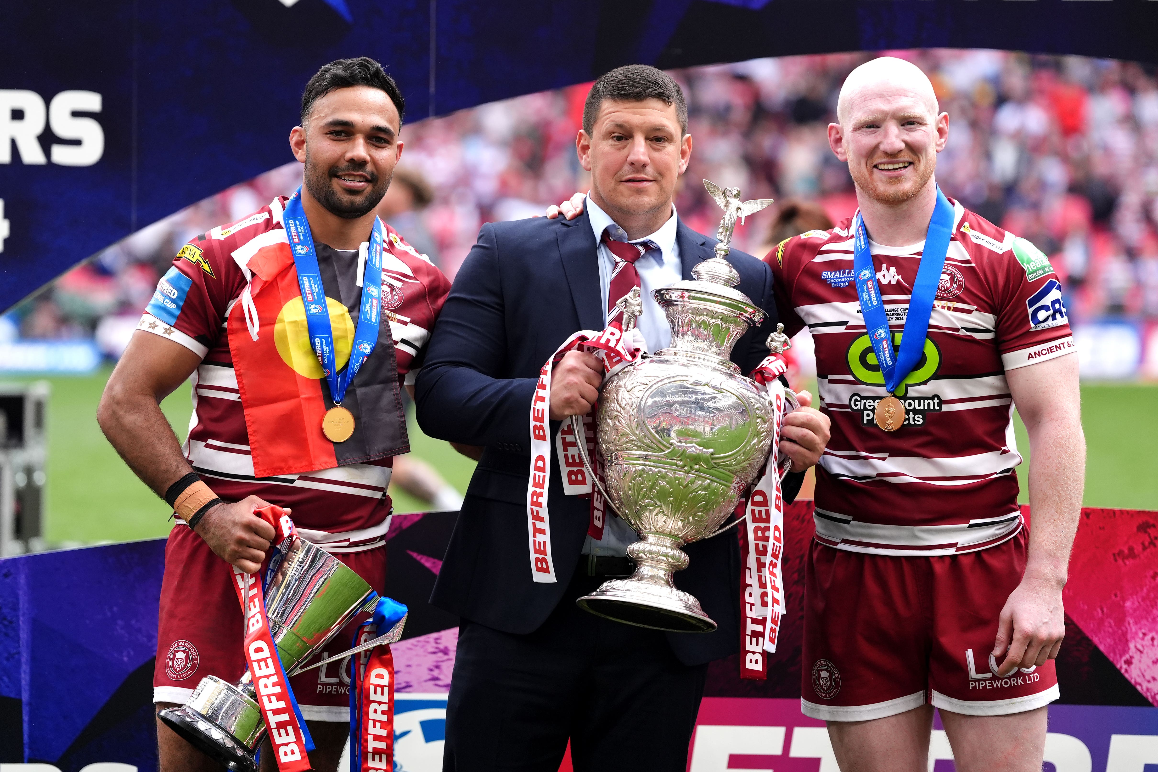 Wigan are set to confirm more silverware on Thursday night (Bradley Collyer/PA)