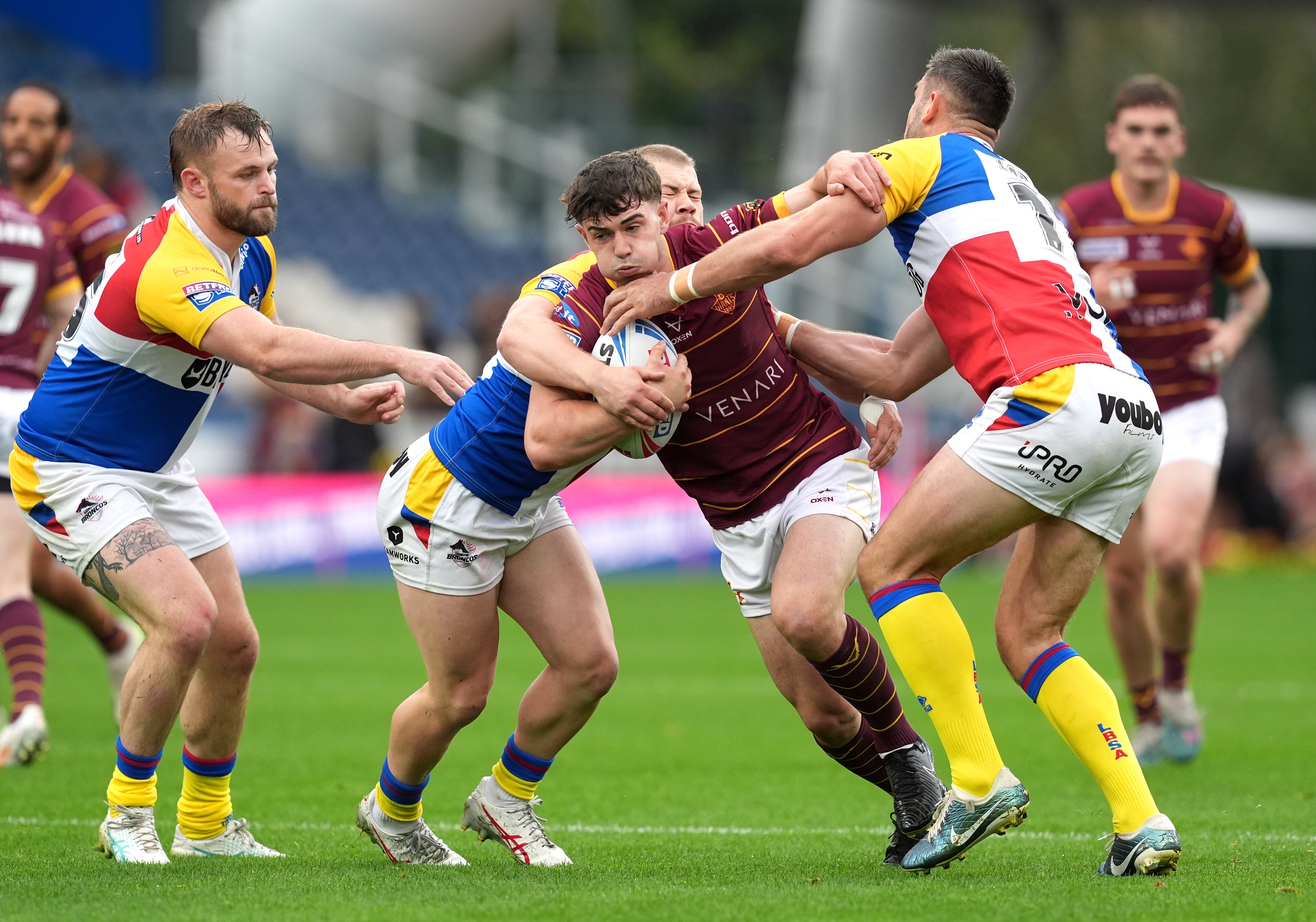 London Broncos hope to wrestle 11th place from Hull FC (Martin Rickett/PA)