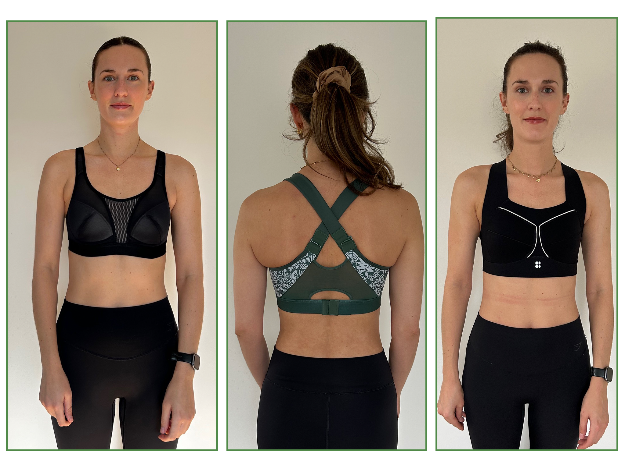 I tested low- to high-support sports bras, padded and non-padded, wired and non-wired