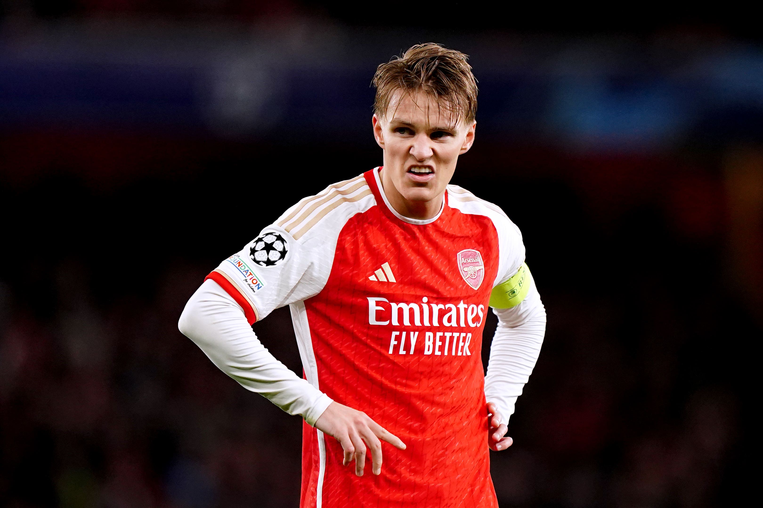 Martin Odegaard is set for a spell on the sidelines