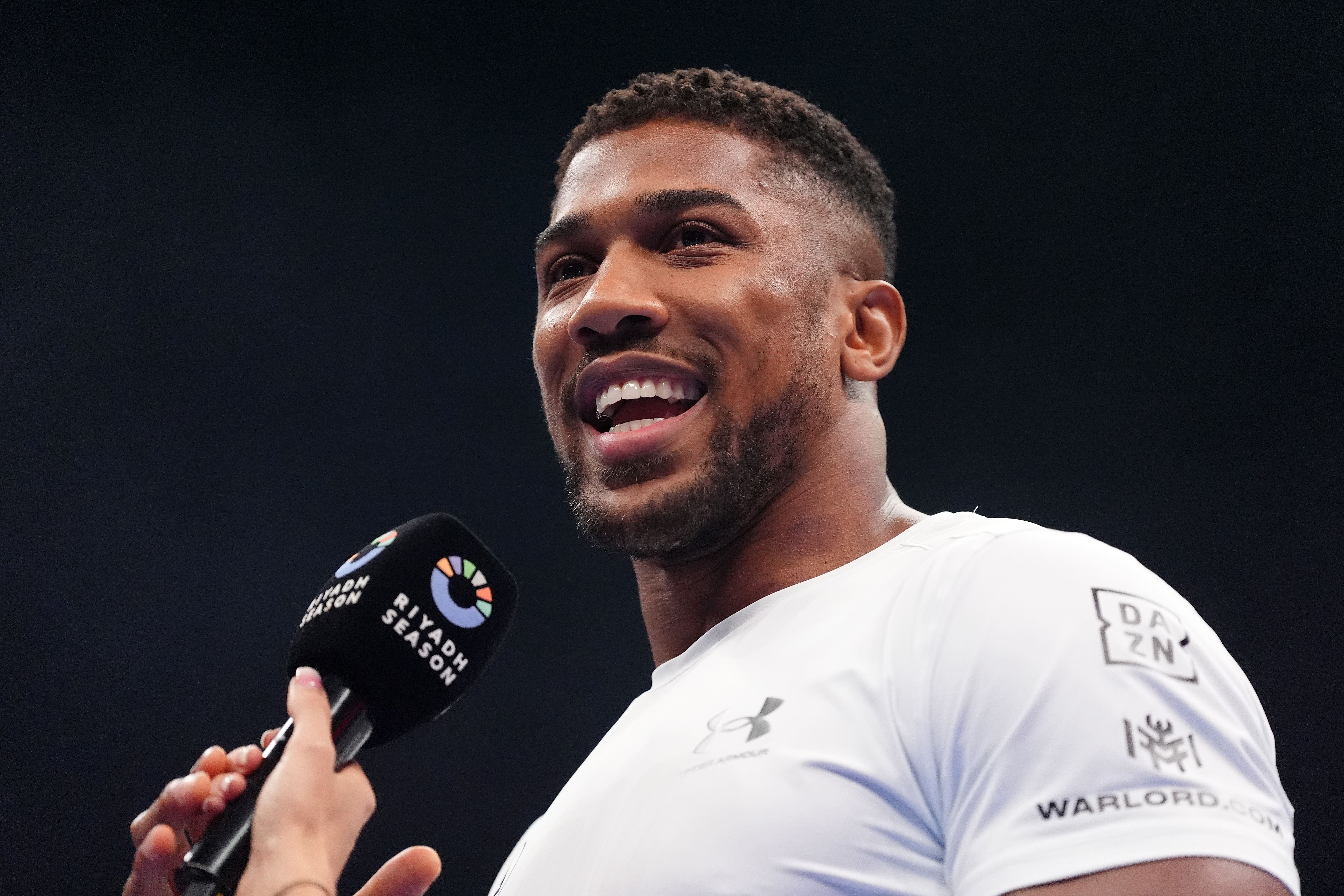 Anthony Joshua is ready for his weekend dust up with Daniel Dubois at Wembley (Bradley Collyer/PA)