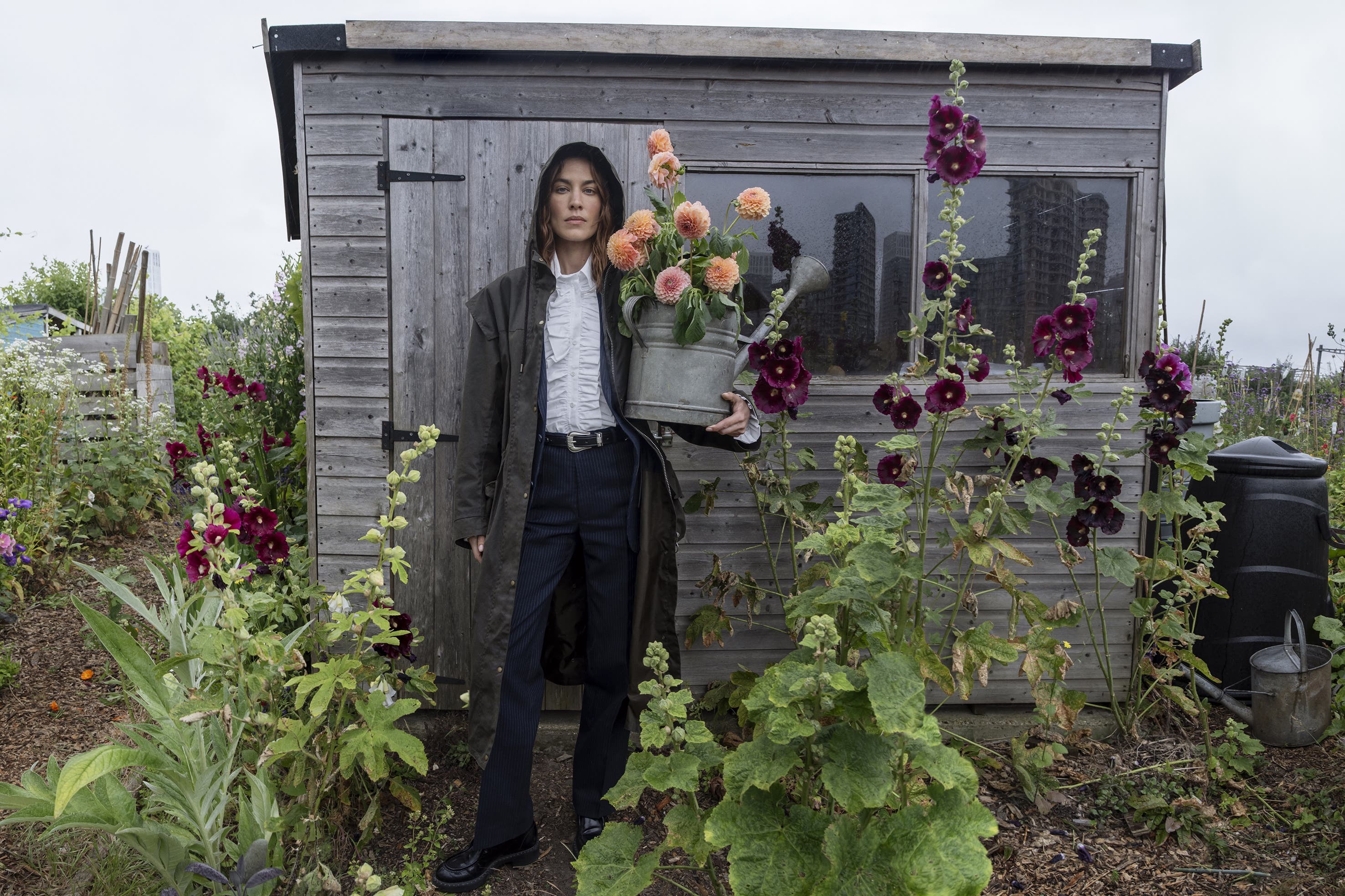 Alexa Chung brings her British eccentricity to the new Barbour edit (Tim Walker/PA)