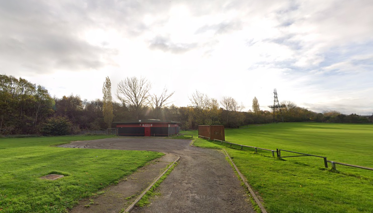 The home of Hellenic Fisher FC, near to where the attack took place in Corby, Northamptonshire