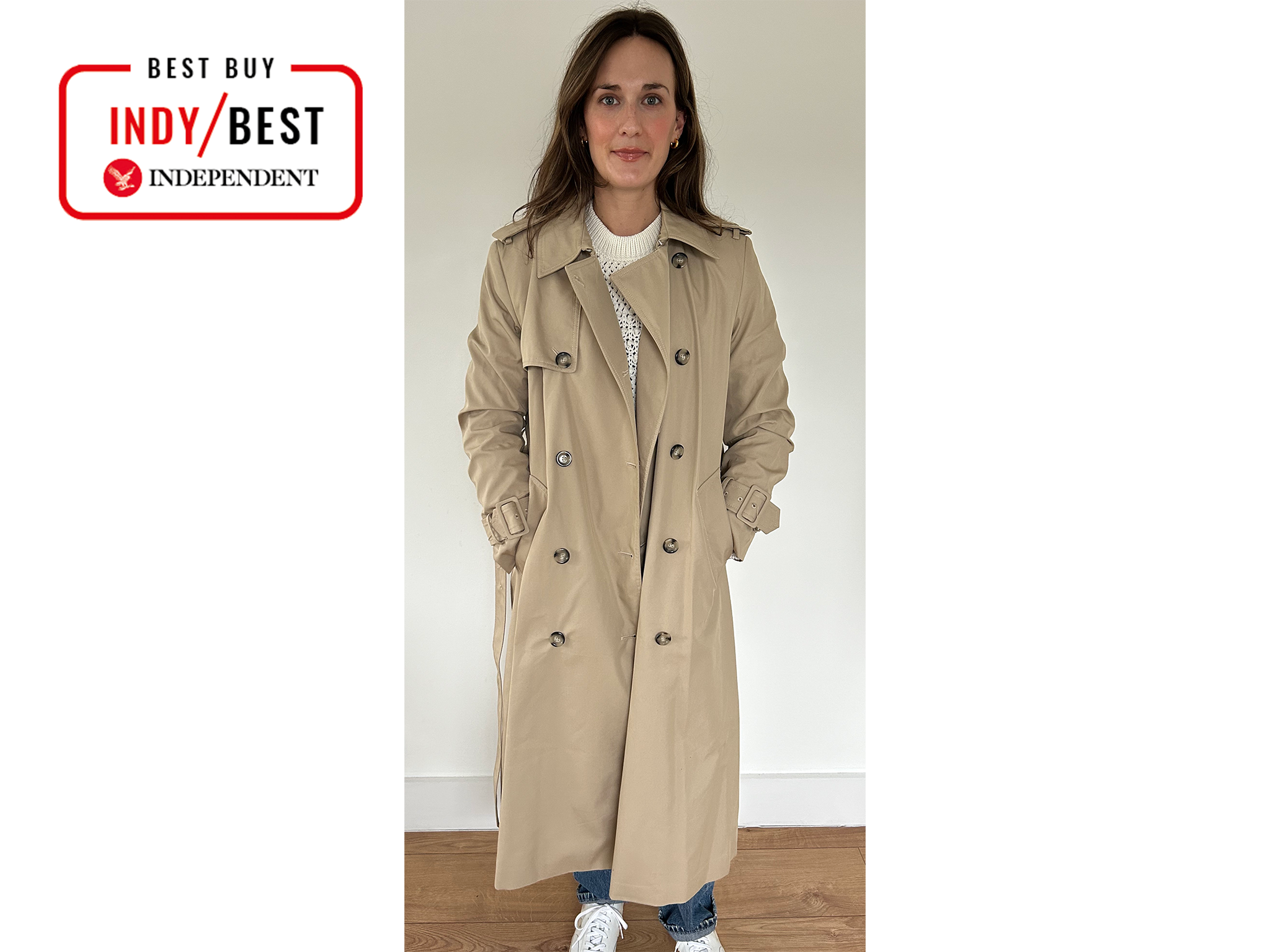 Best women’s trench coats IndyBest review Mango double-breasted trench coat