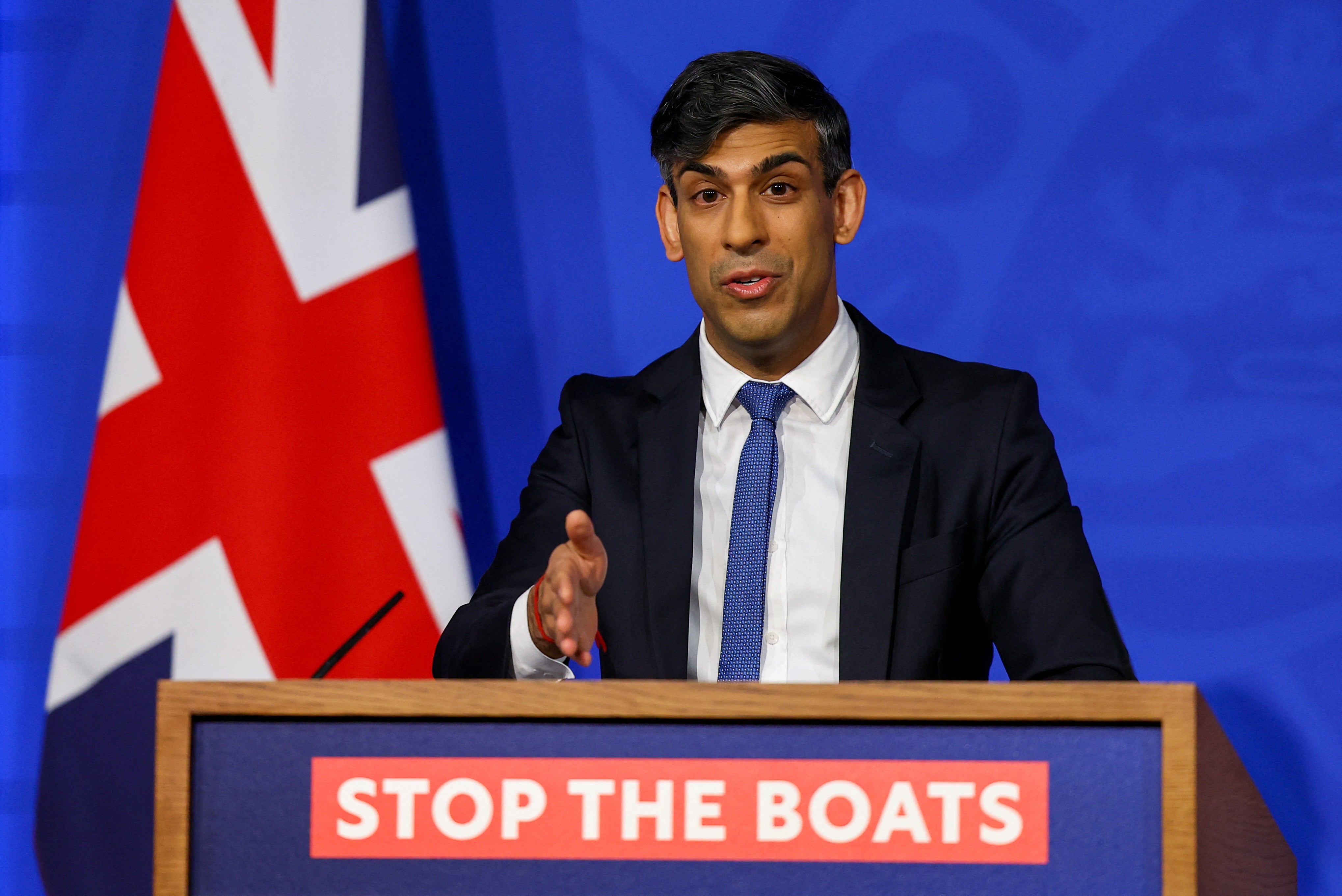 Prime minister Rishi Sunak called an election before flights took migrants to Rwanda