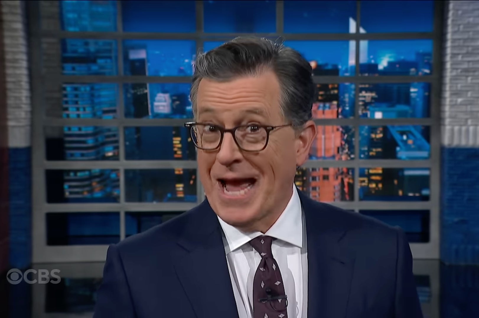 Trump has attacked Stephen Colbert (pictured) in his latest Truth Social rant