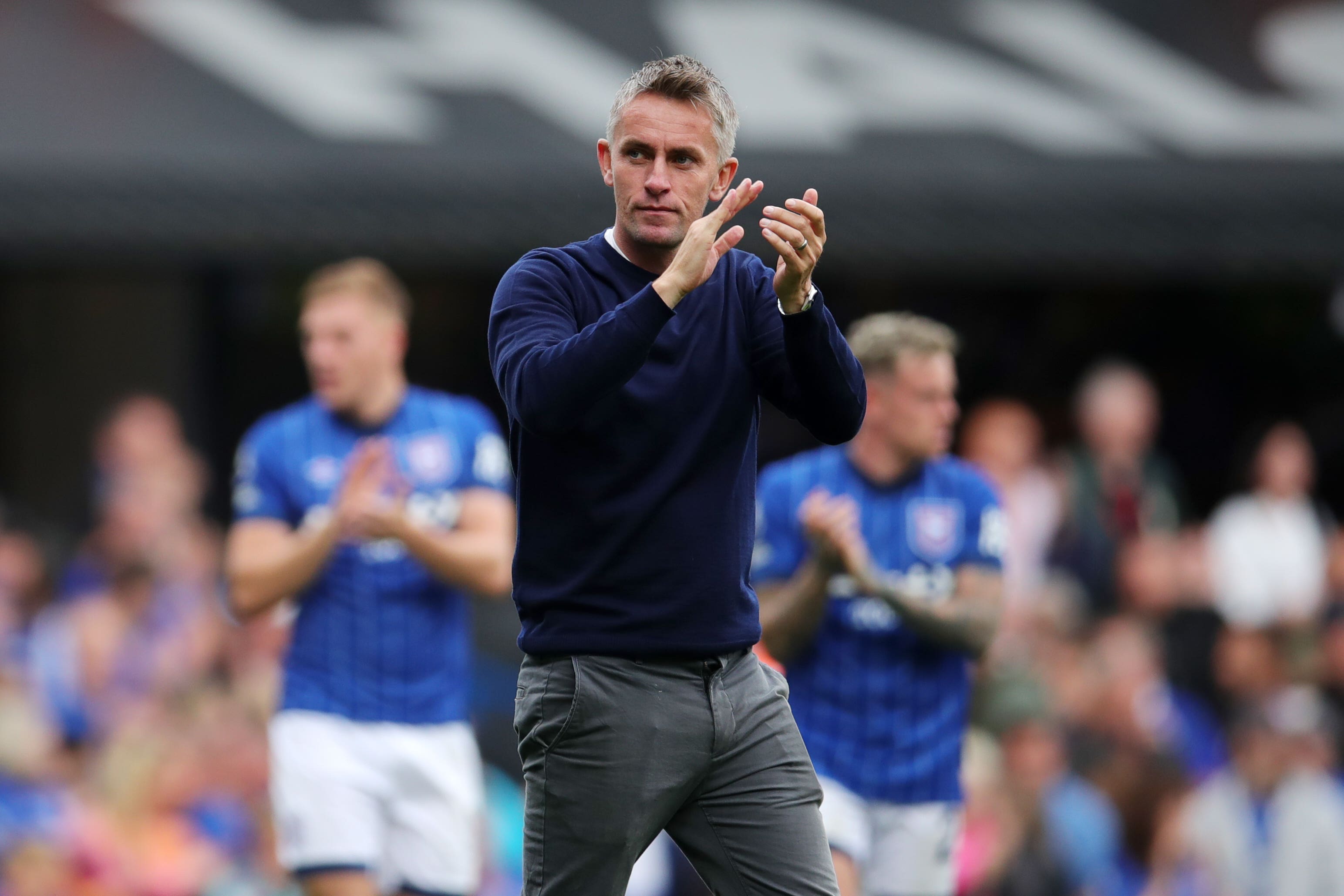 Kieran McKenna will take Ipswich to fellow Premier League new boys Southampton on Saturday (Chris Radburn/PA)