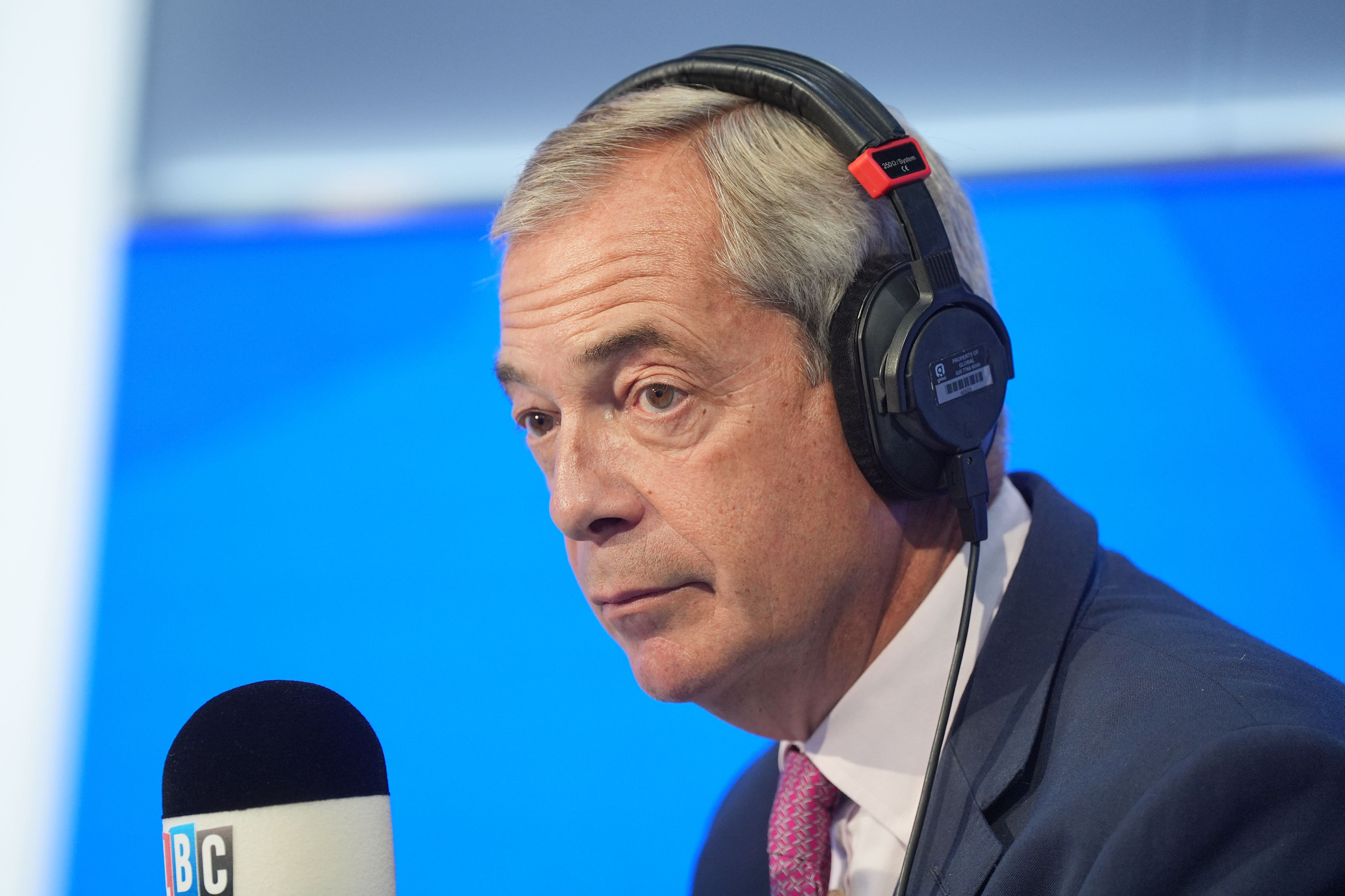 Reform UK leader Nigel Farage’s claim that he was told not to hold constituency surgeries in person has been disputed. Picture date: Thursday September 19, 2024.