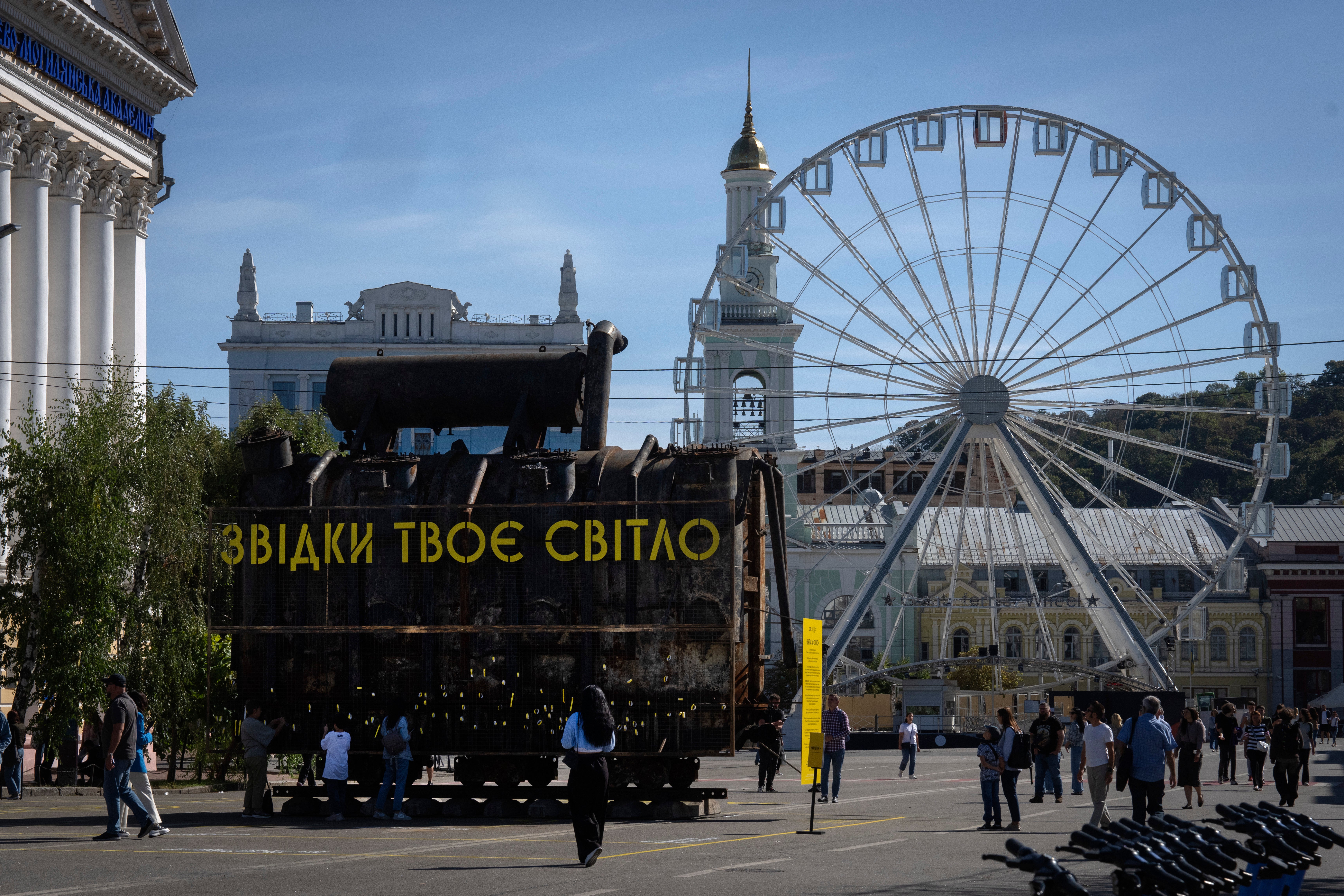 Russia Ukraine War Transformer Exhibit