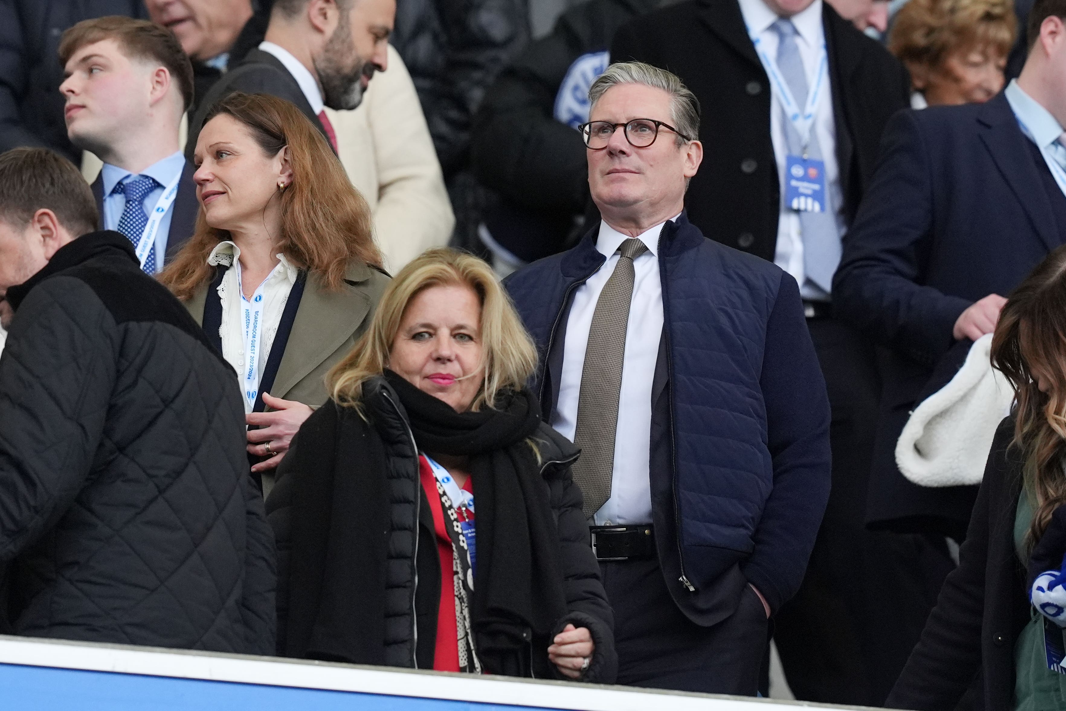 Sir Keir Starmer has accepted thousands of pounds worth of tickets to football matches, including a game between Arsenal and Brighton in April 2024 (Gareth Fuller/PA)