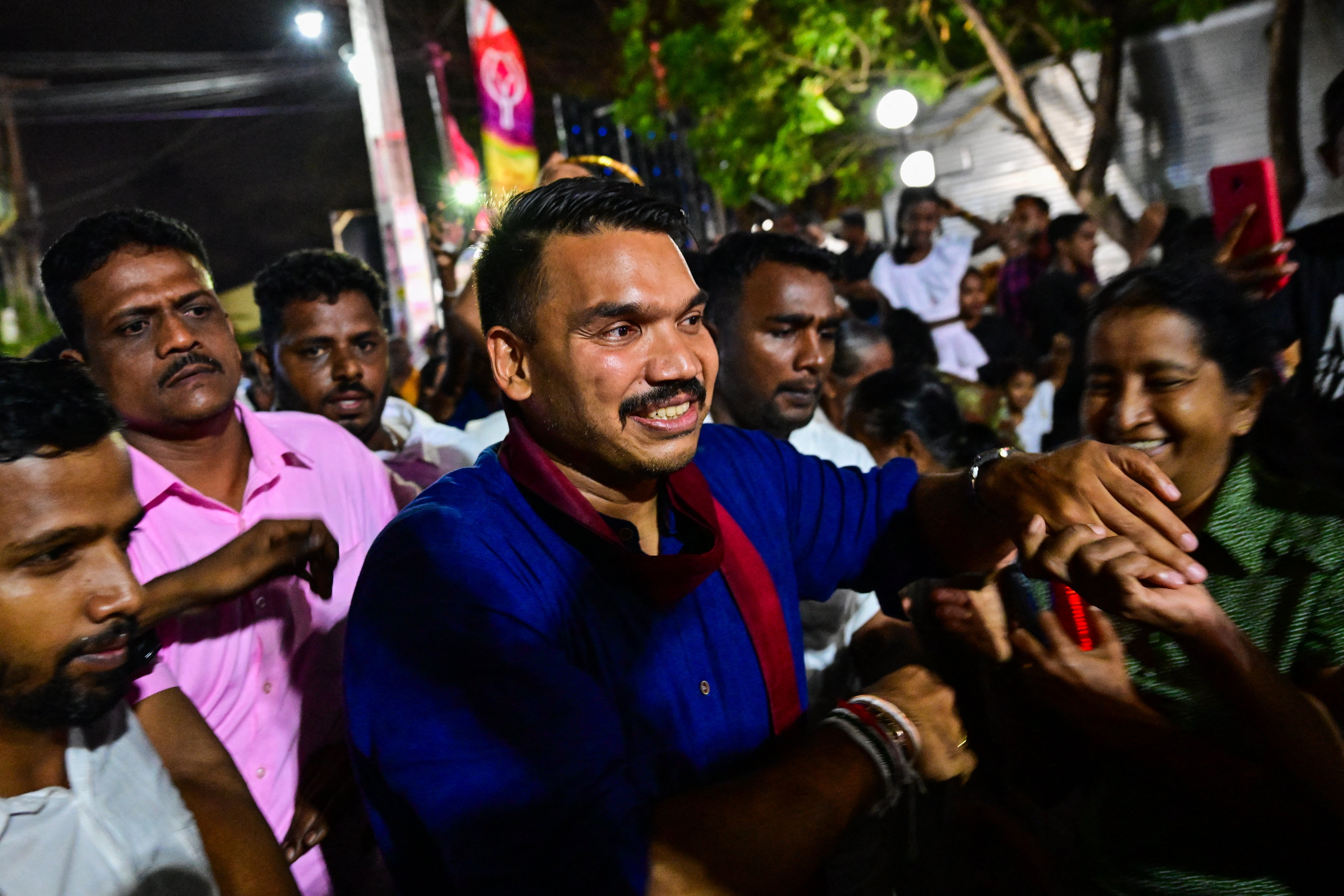 Sri Lanka Podujana Peramuna (SLPP) party presidential candidate Namal Rajapaksa