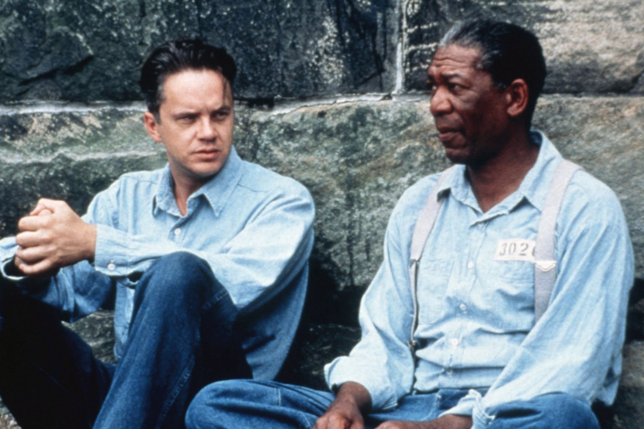 Doing hard time: Tim Robbins and Morgan Freeman in the celebrated ‘The Shawshank Redemption’
