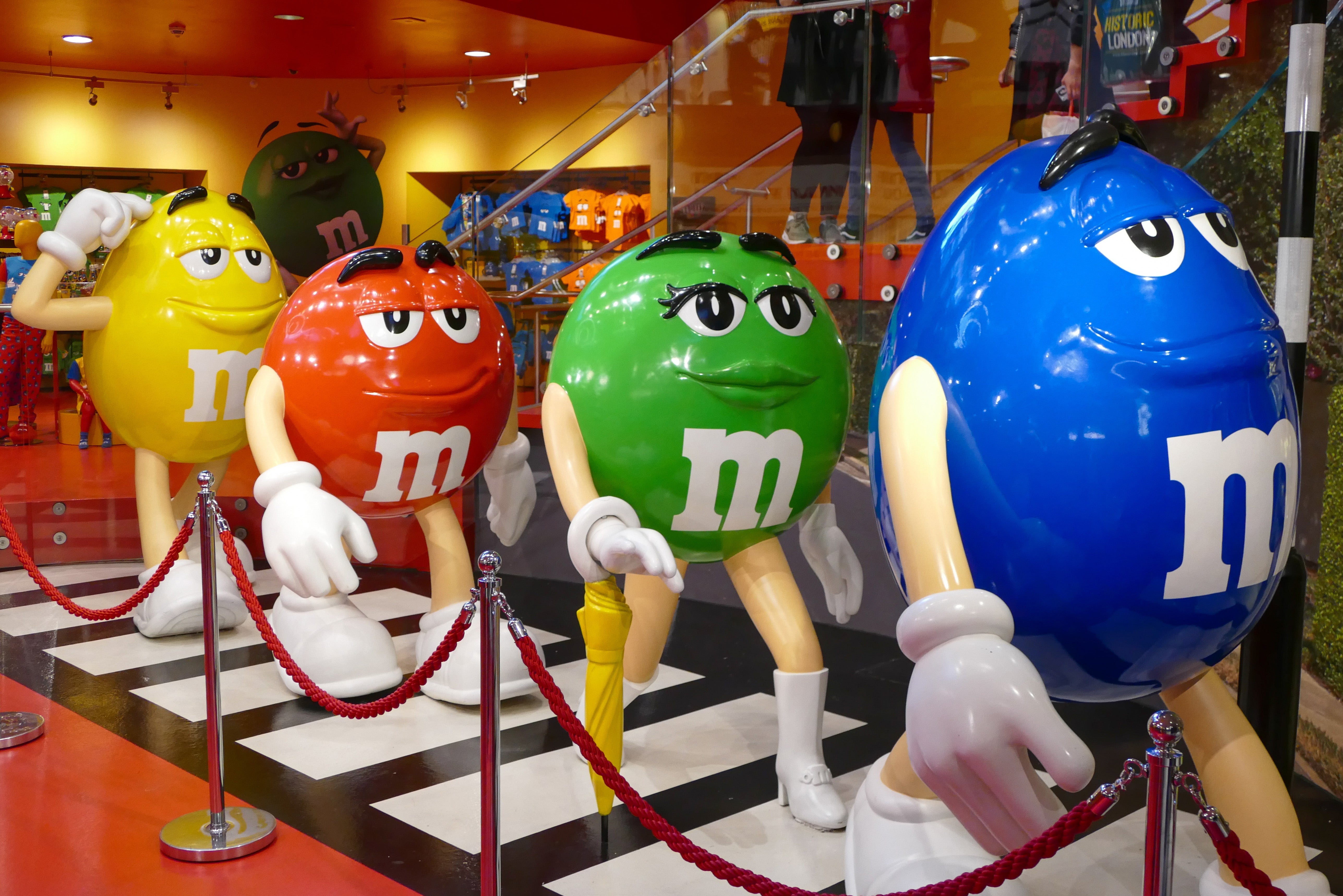 M&Ms on the march at the central London store