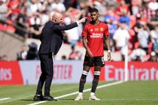 Erik Ten Hag backs Marcus Rashford to take confidence from recent goals