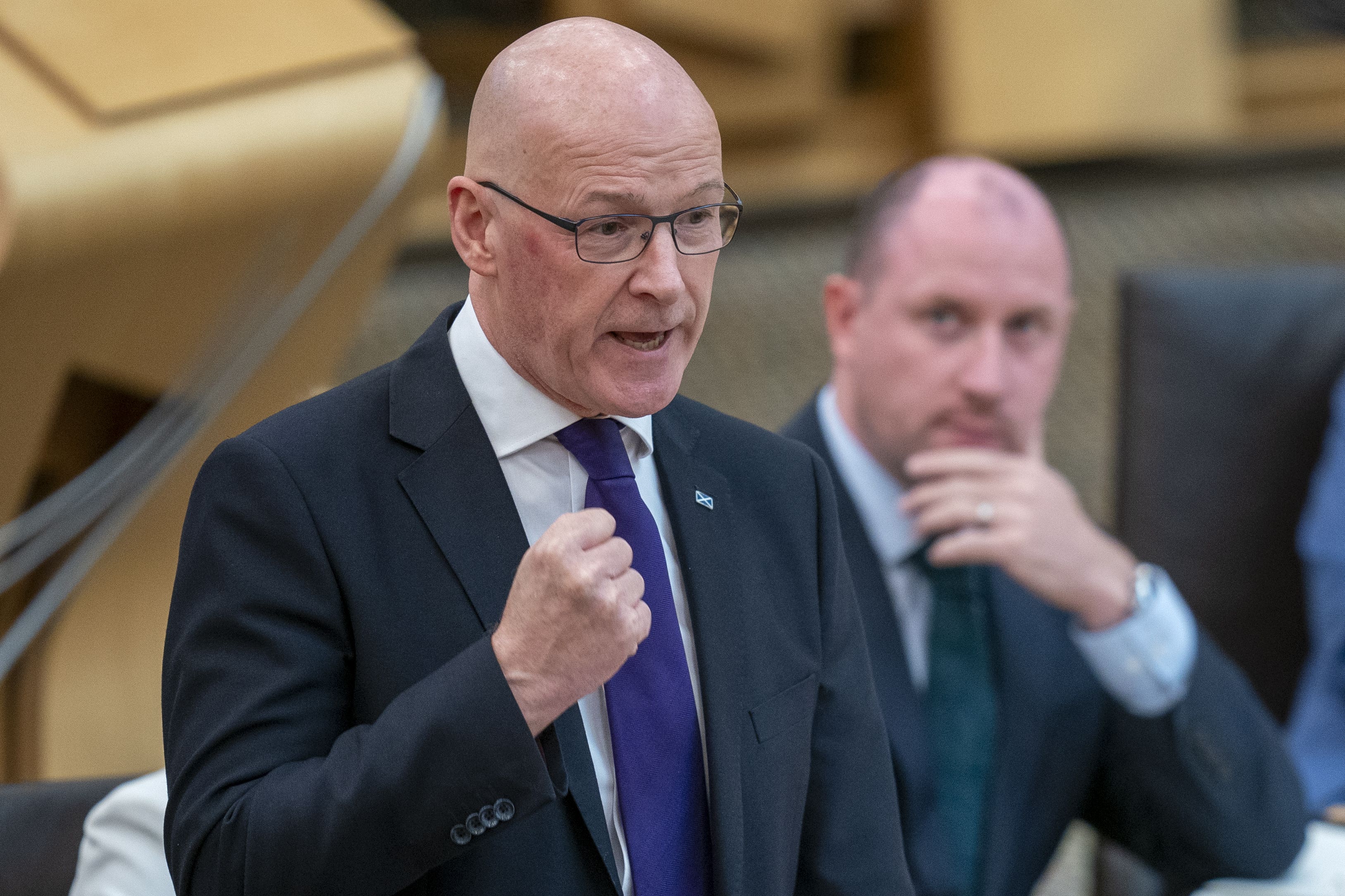 Scotland will ‘grasp with both hands’ the opportunities presented by bodies such as GB Energy, John Swinney said (Jane Barlow/PA)