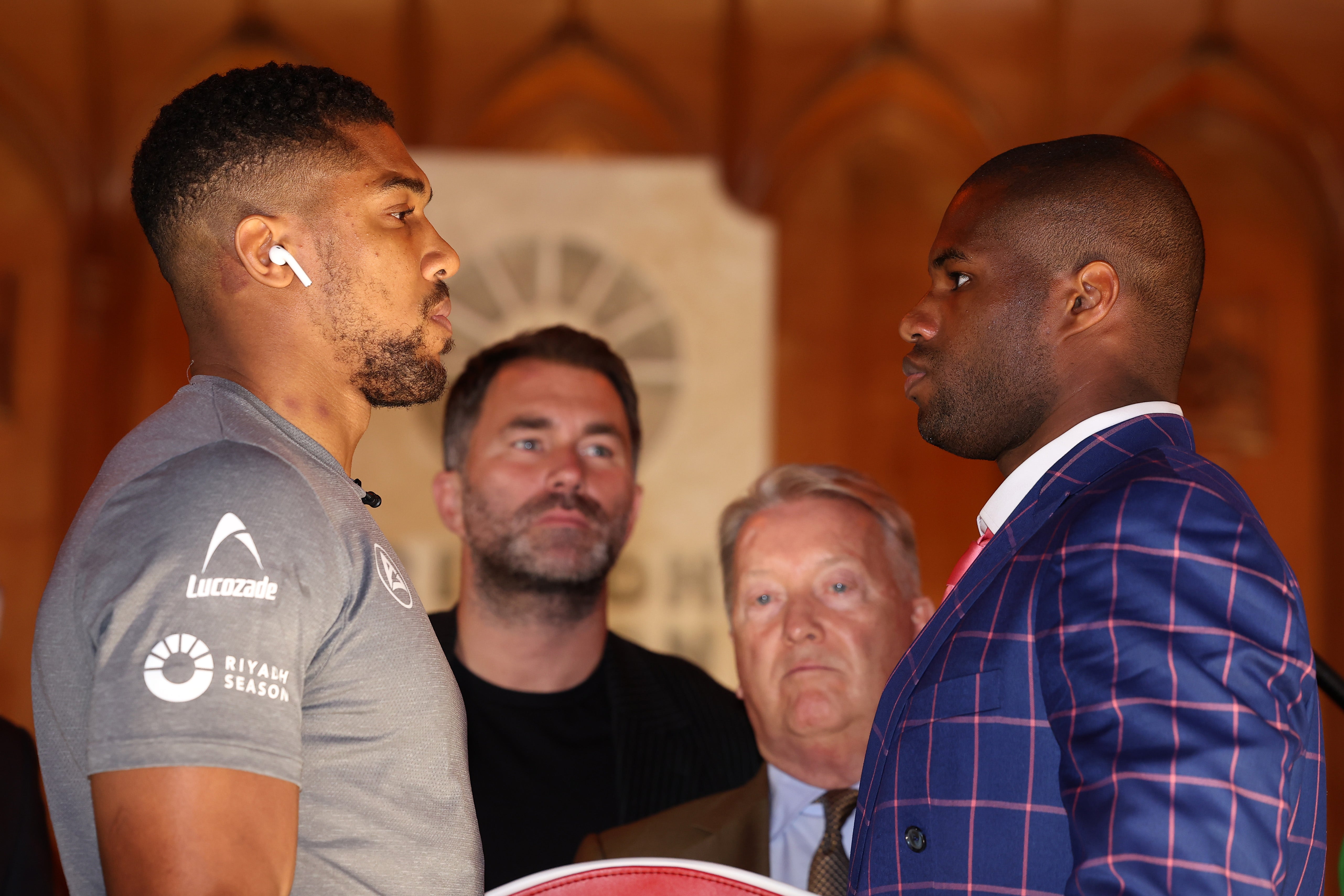 Anthony Joshua takes on Daniel Dubois in all British heavyweight clash