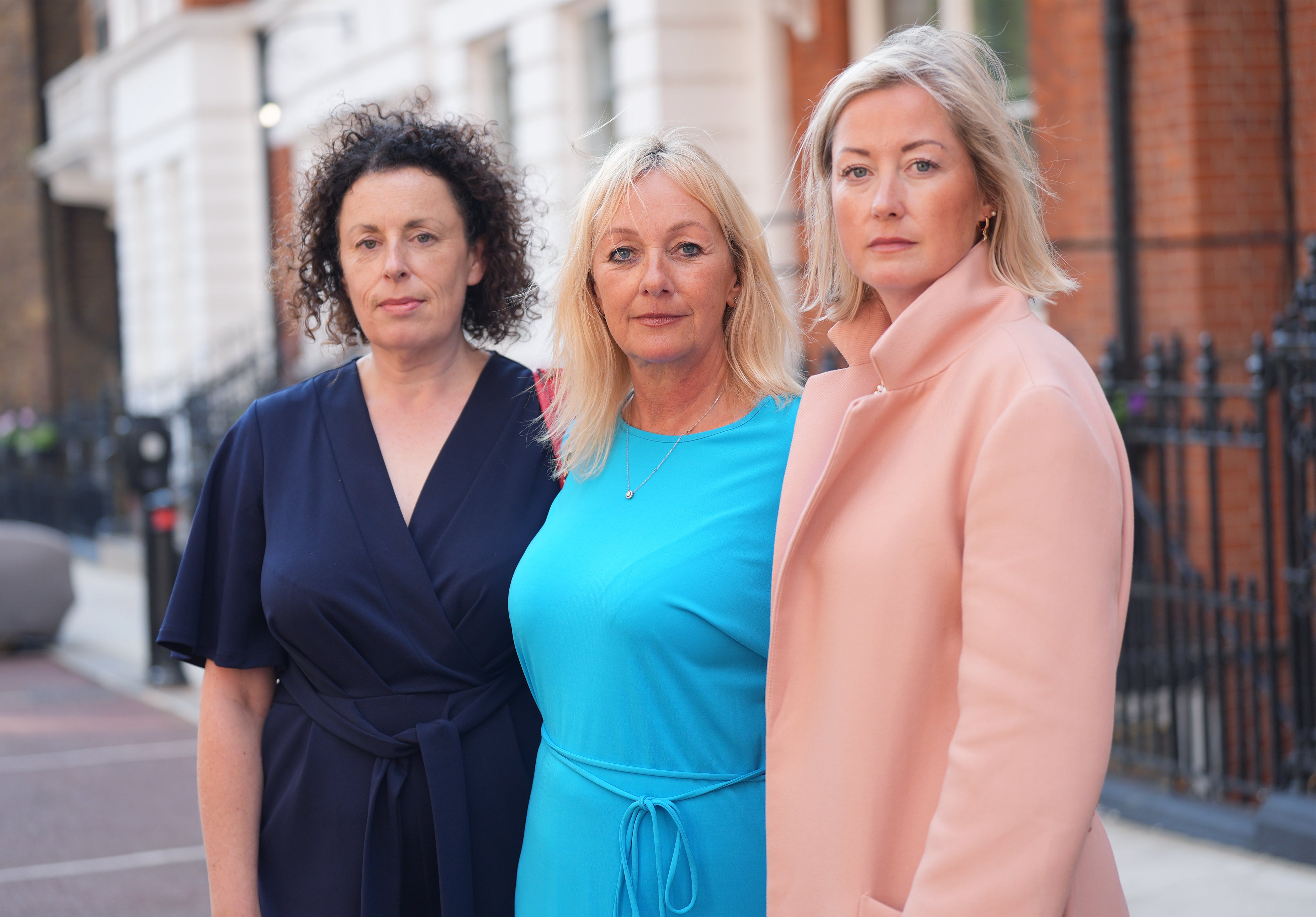 Katherine, left, Lindsay, middle and Gemma, right, all spoke out on their experiences