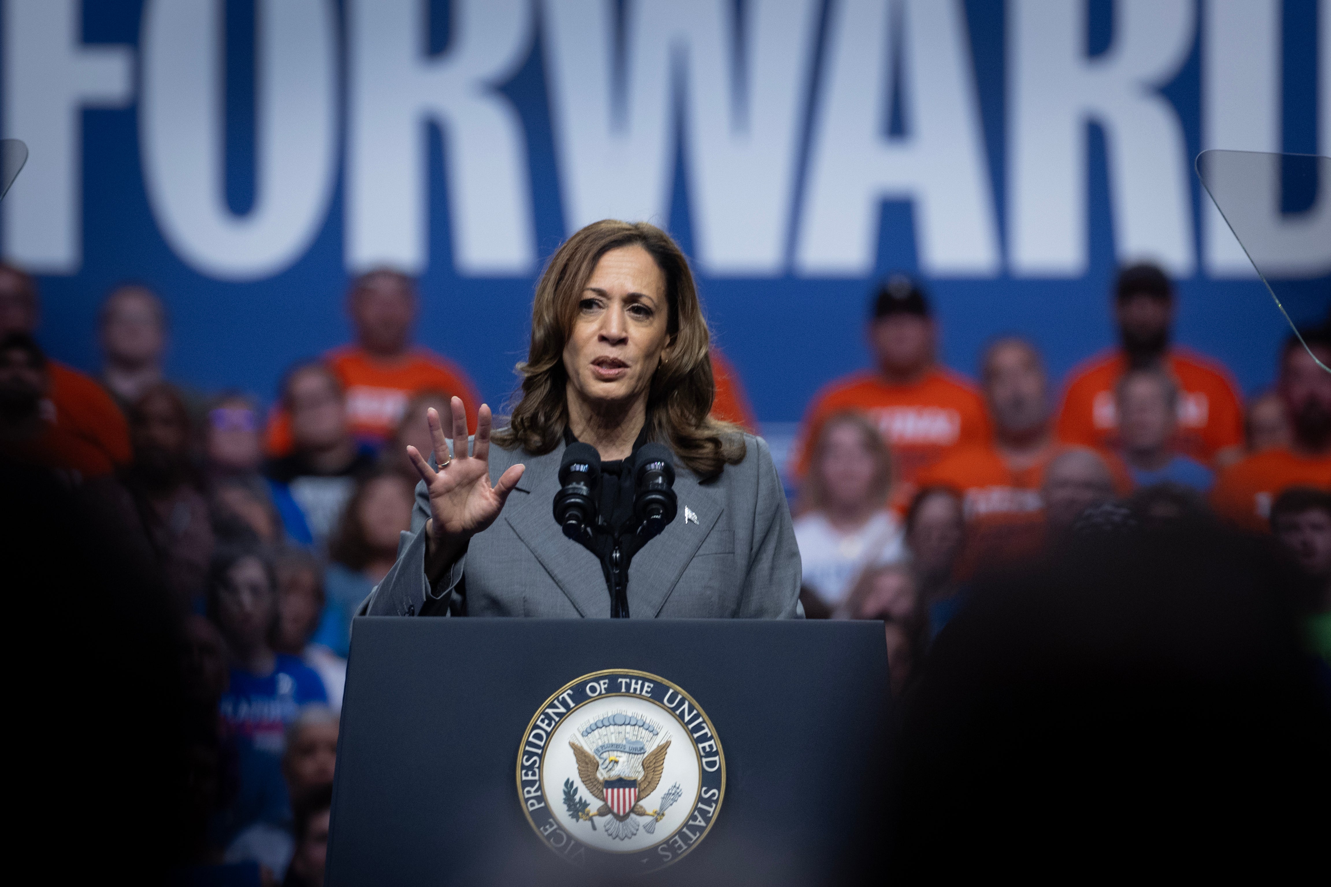 Kamala Harris is prepared to be a “strong commander-in-chief,” one retired national security official said