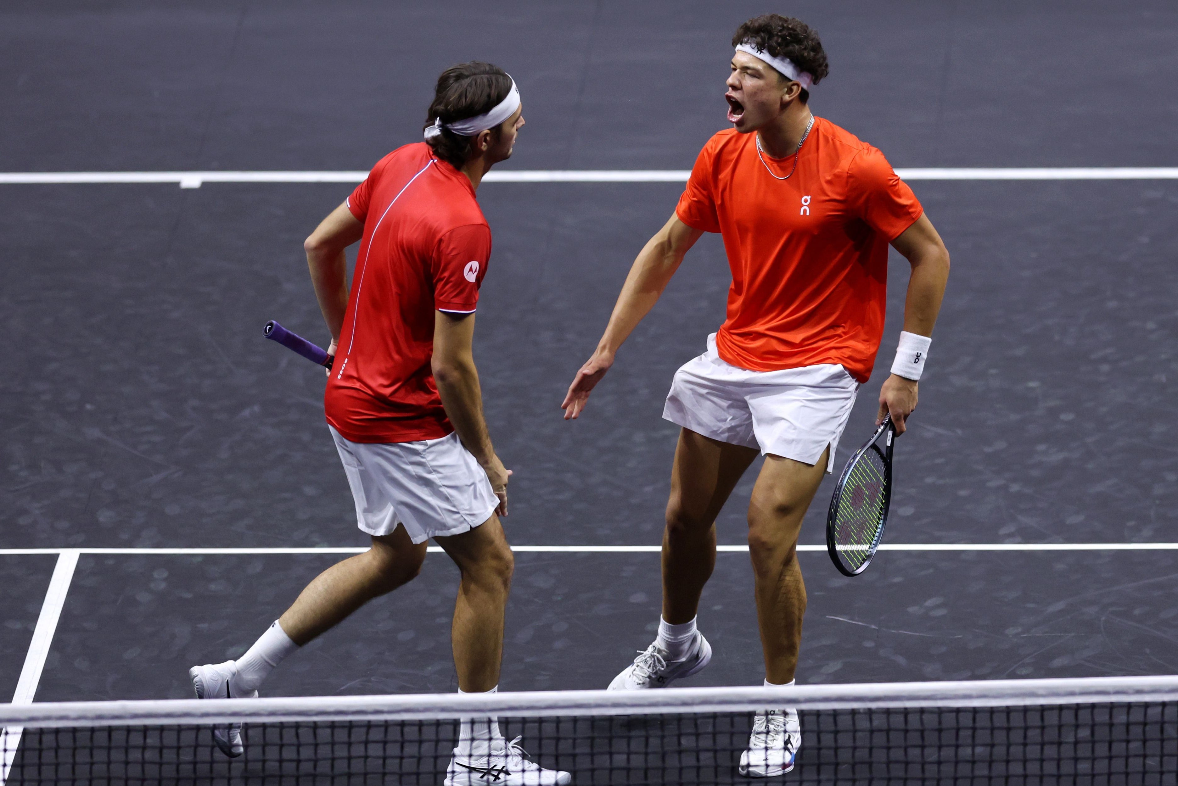 The American pair upset Carlos Alcaraz and Alexander Zverev