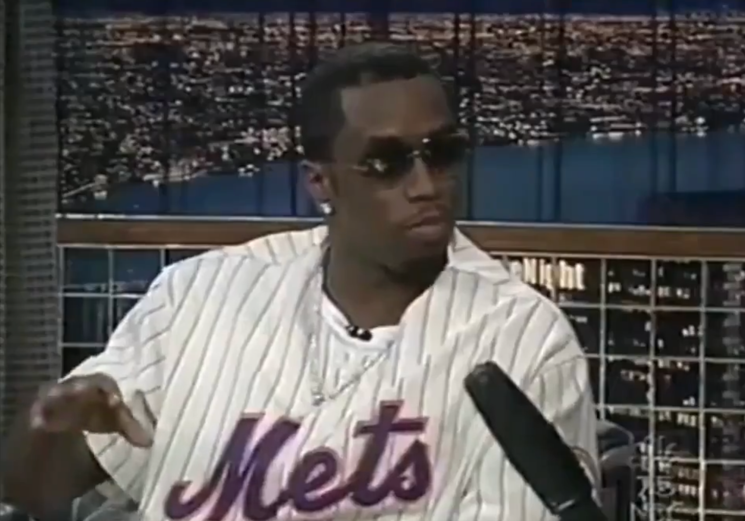 Sean Combs on ‘Late Night with Conan O’Brien’ in 2002