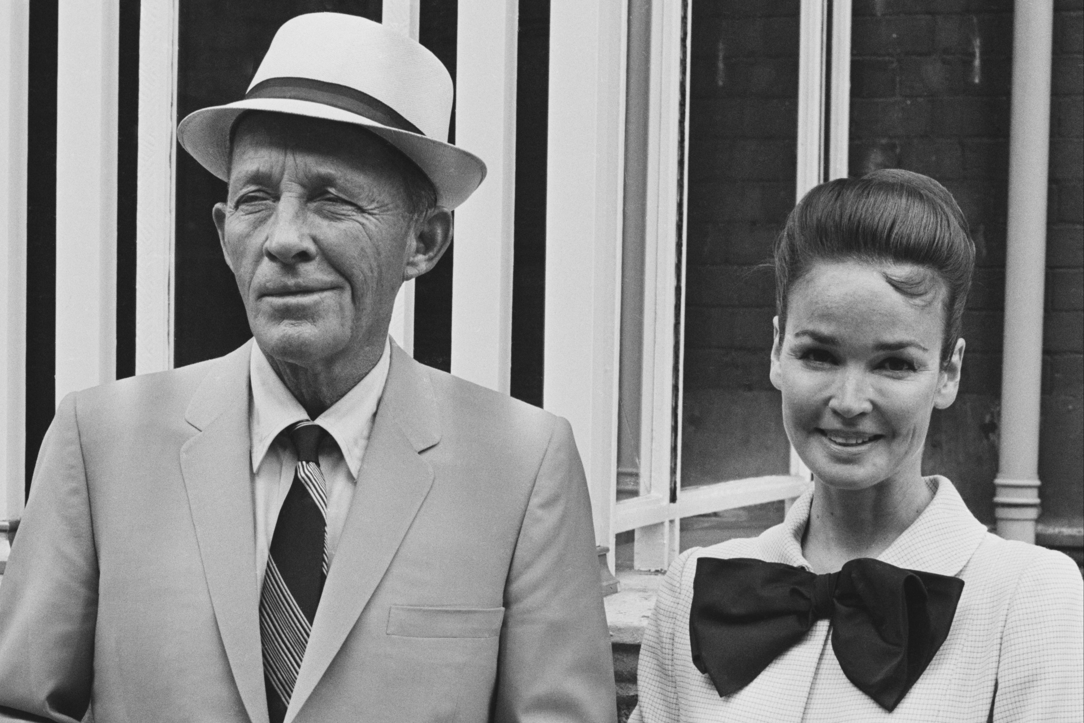 Bing and Kathryn Crosby in London in 1968. She died on Friday at the age of 90