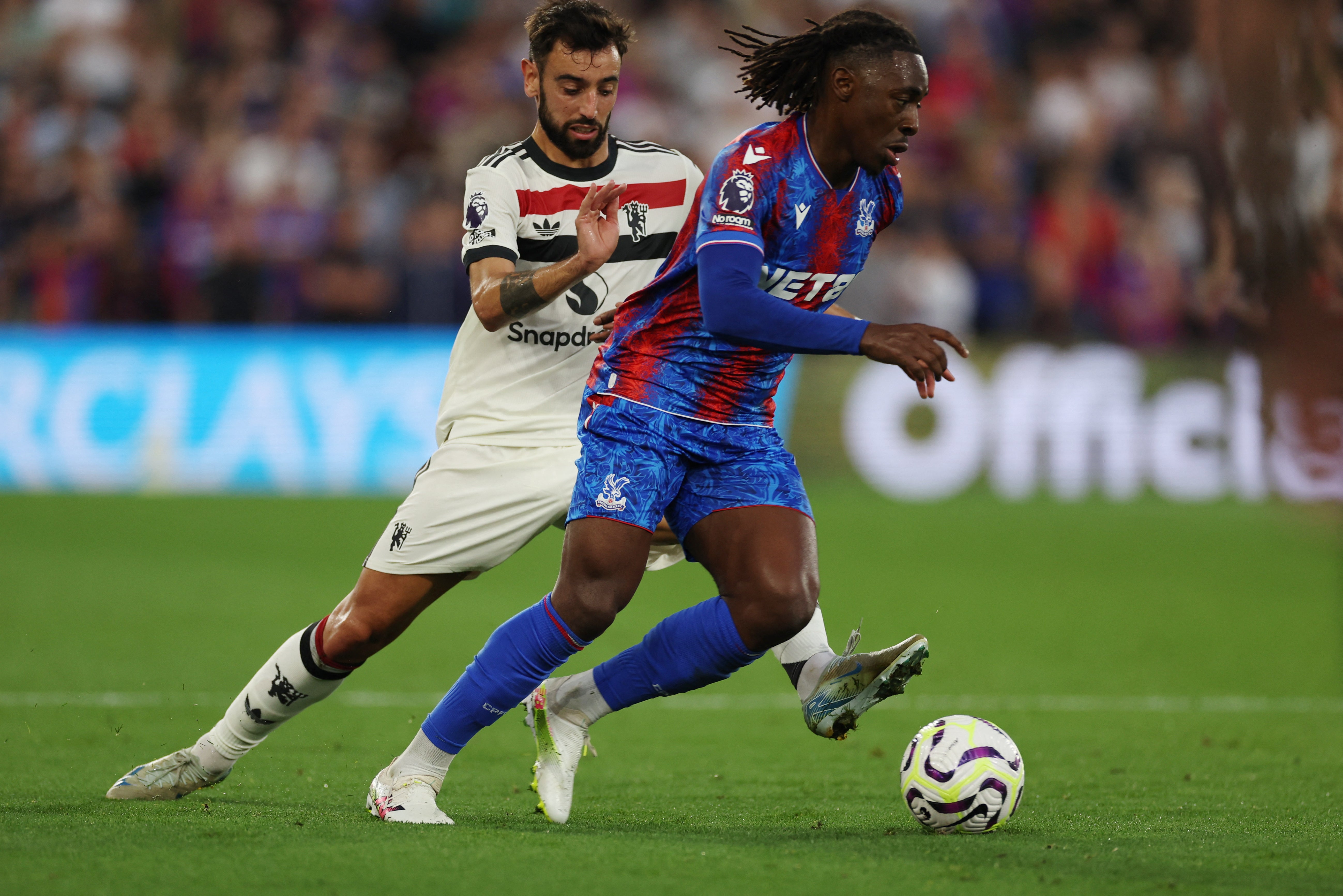 Eberechi Eze impressed for Crystal Palace but missed a good chance to win the game in the second half