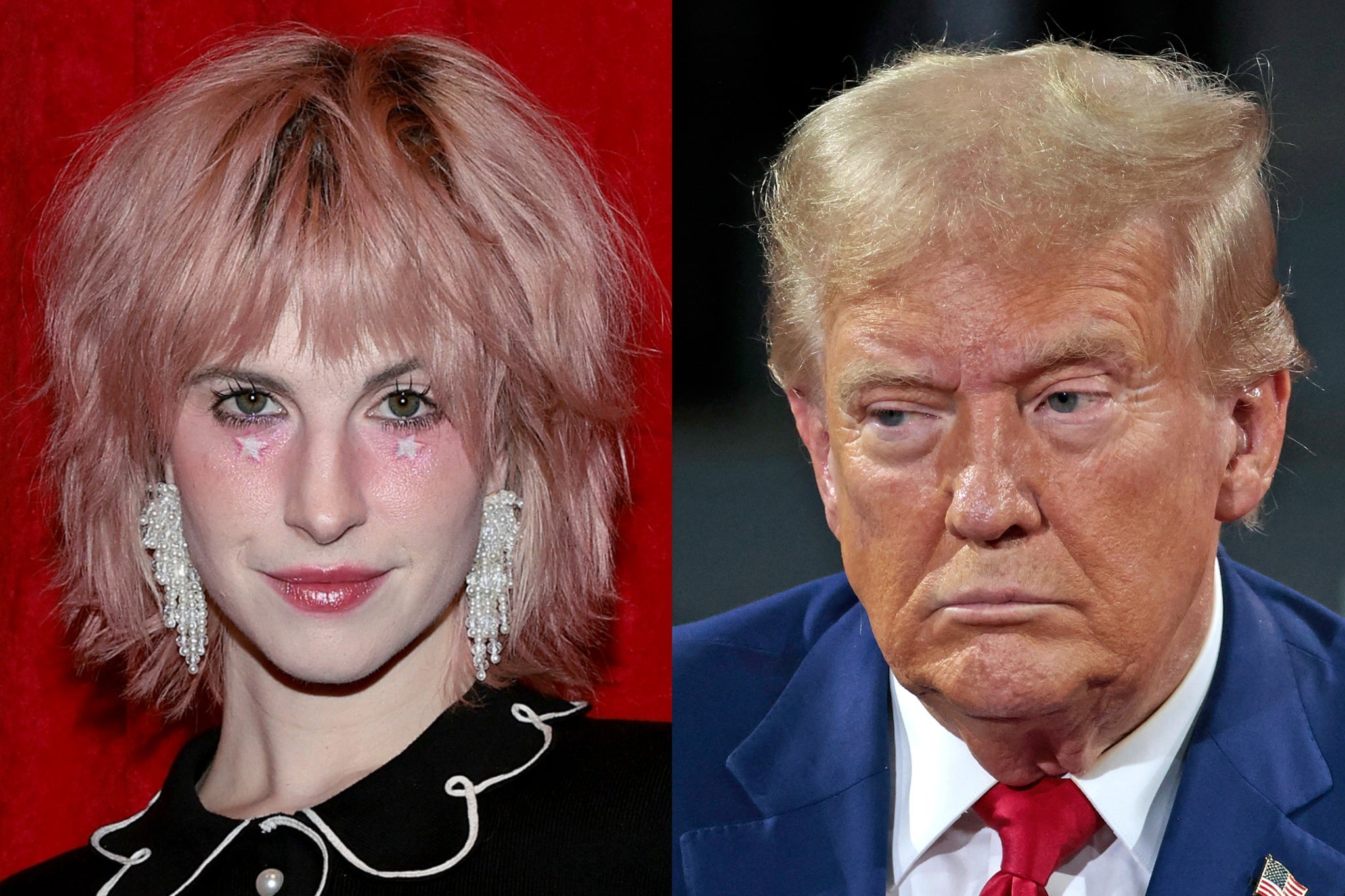 Paramore’s Hayley Williams and Donald Trump