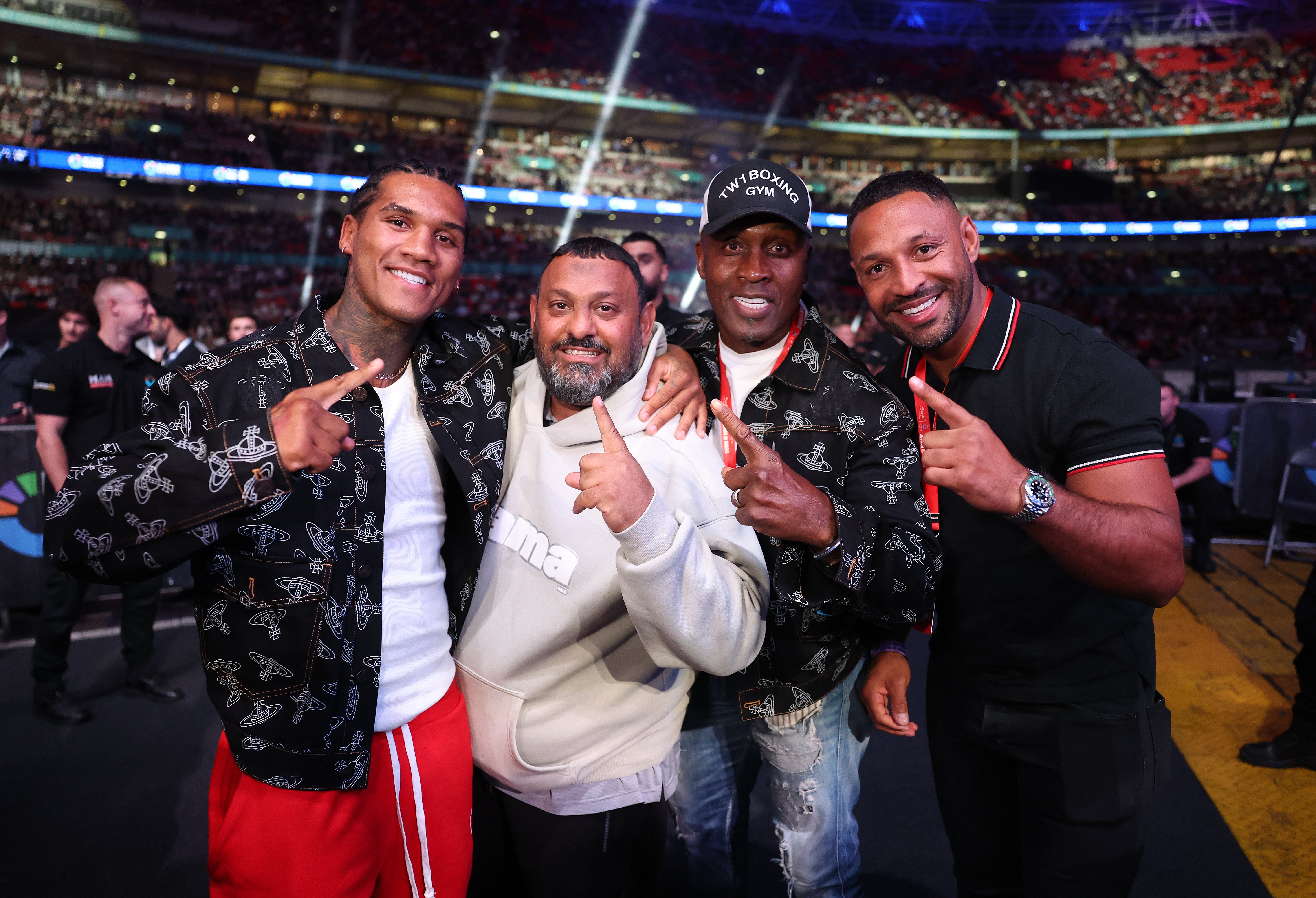 Conor Benn, Naseem Hamed, Nigel Benn and Kell Brook