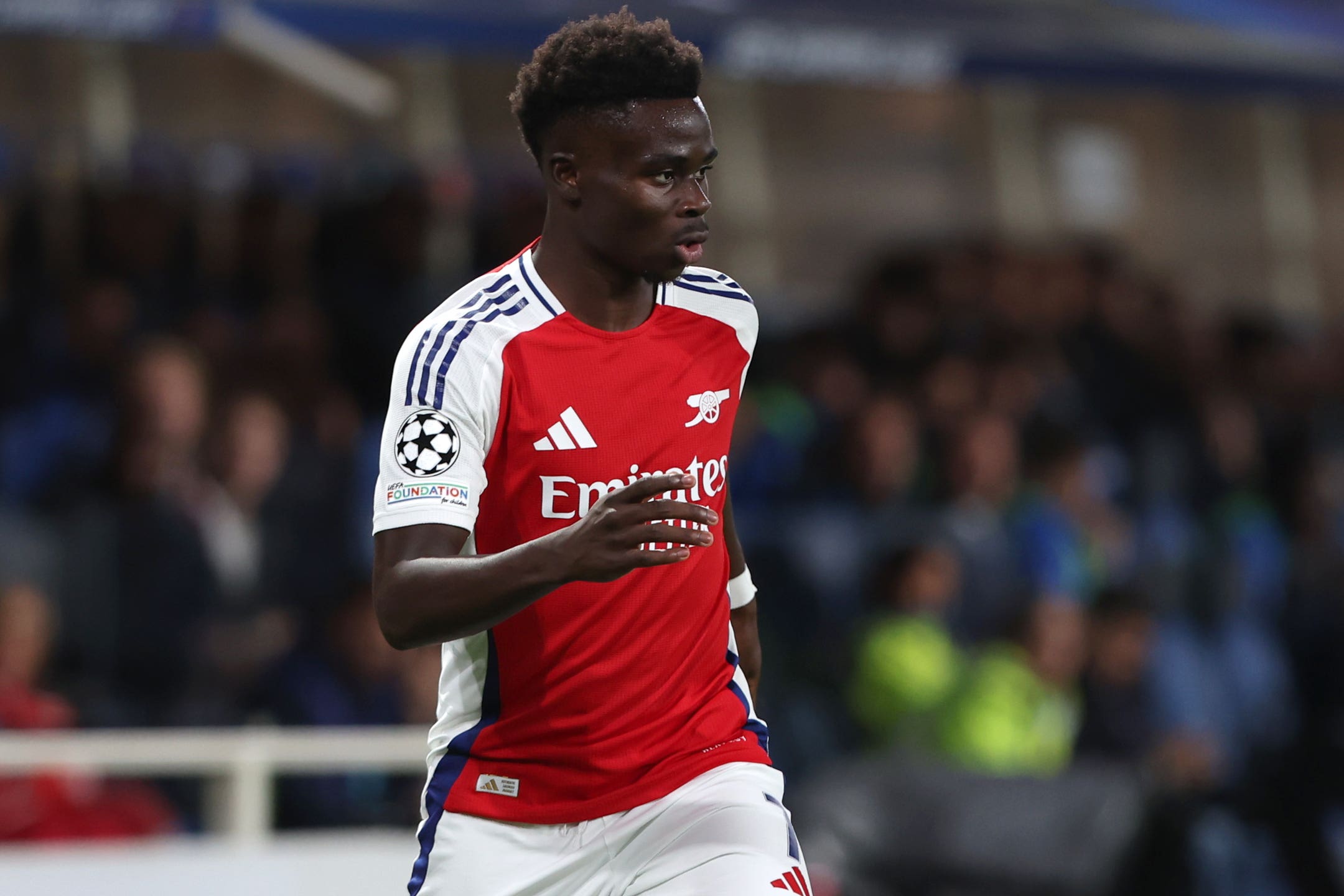 Bukayo Saka is a key man for Arsenal (Fabrizio Carabelli/PA)