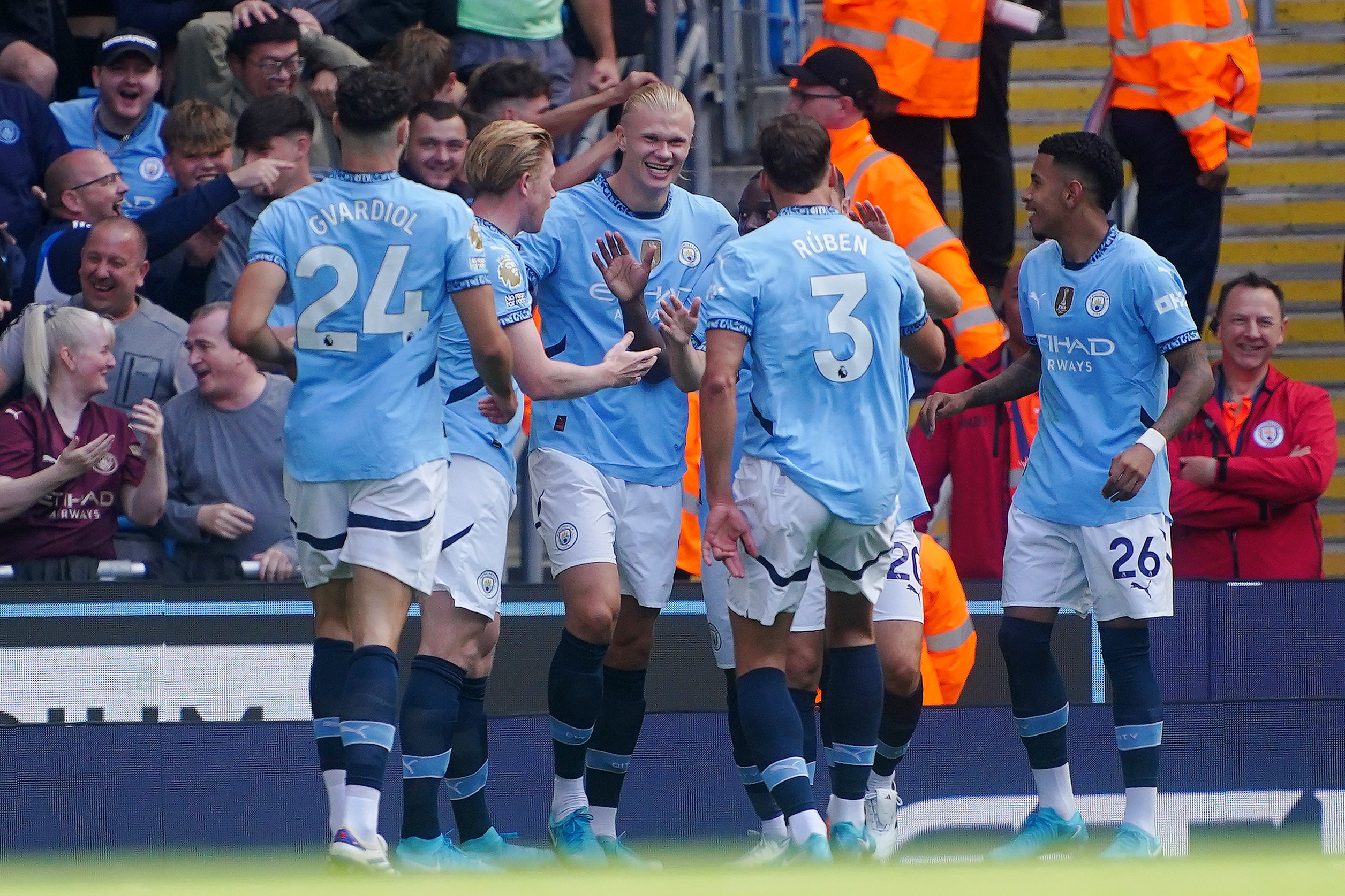 Guardiola feels City are not given enough credit for being able to play pragmatically (Peter Byrne/PA)