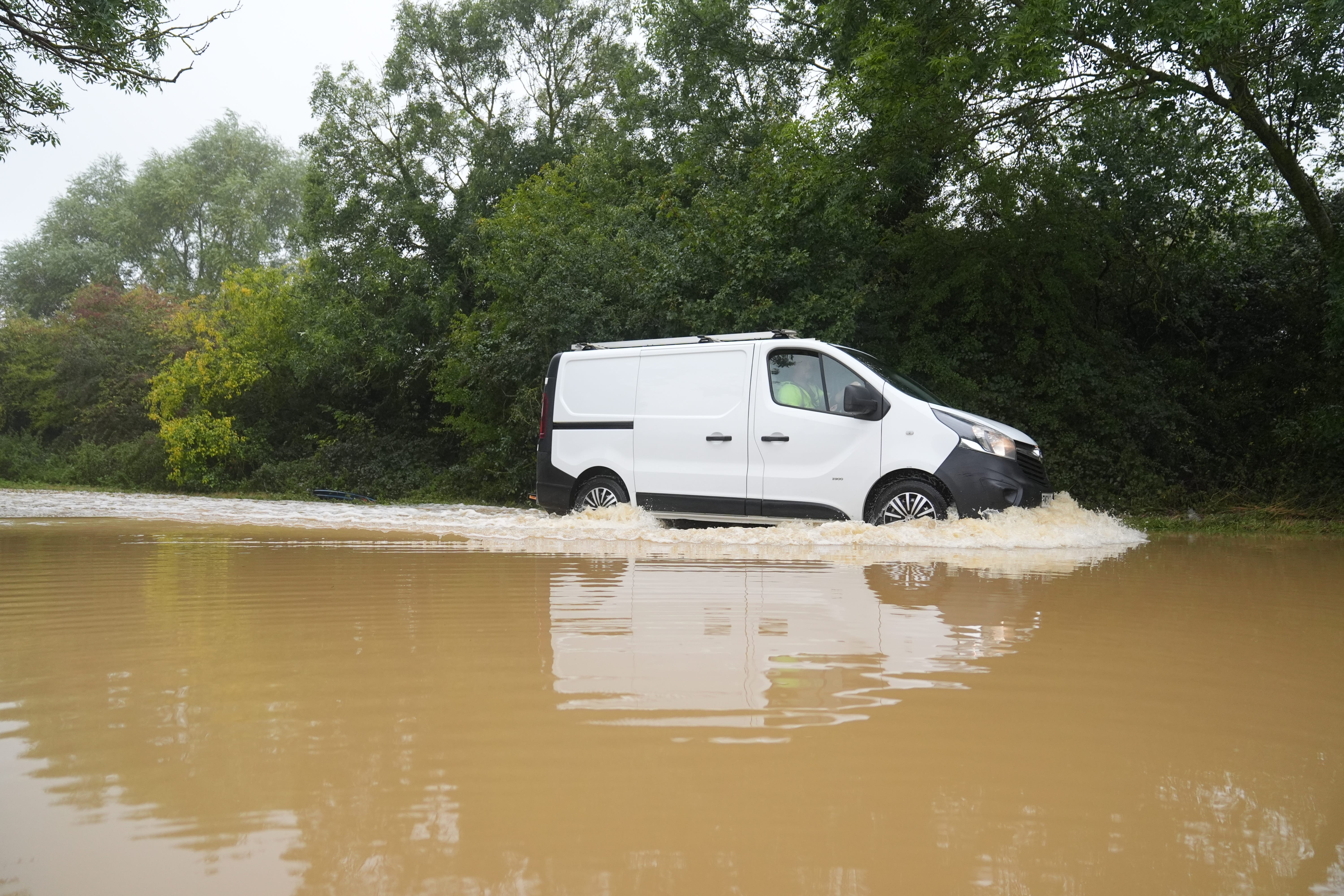 Some affected areas could see 100mm to 120mm of rain on Monday (Joe Giddens/PA)